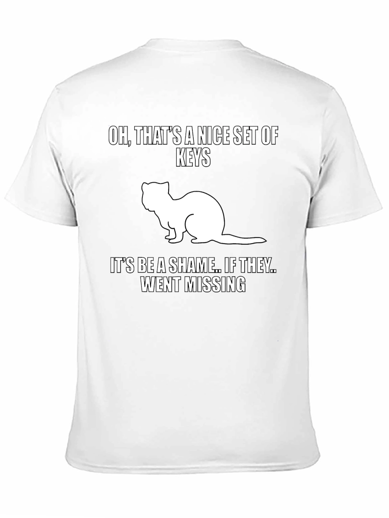 Funny Ferret Keys Graphic Tee