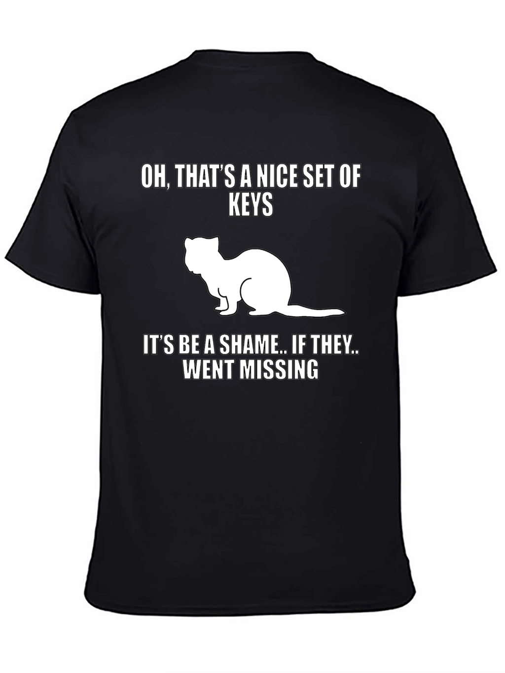 Funny Ferret Keys Graphic Tee