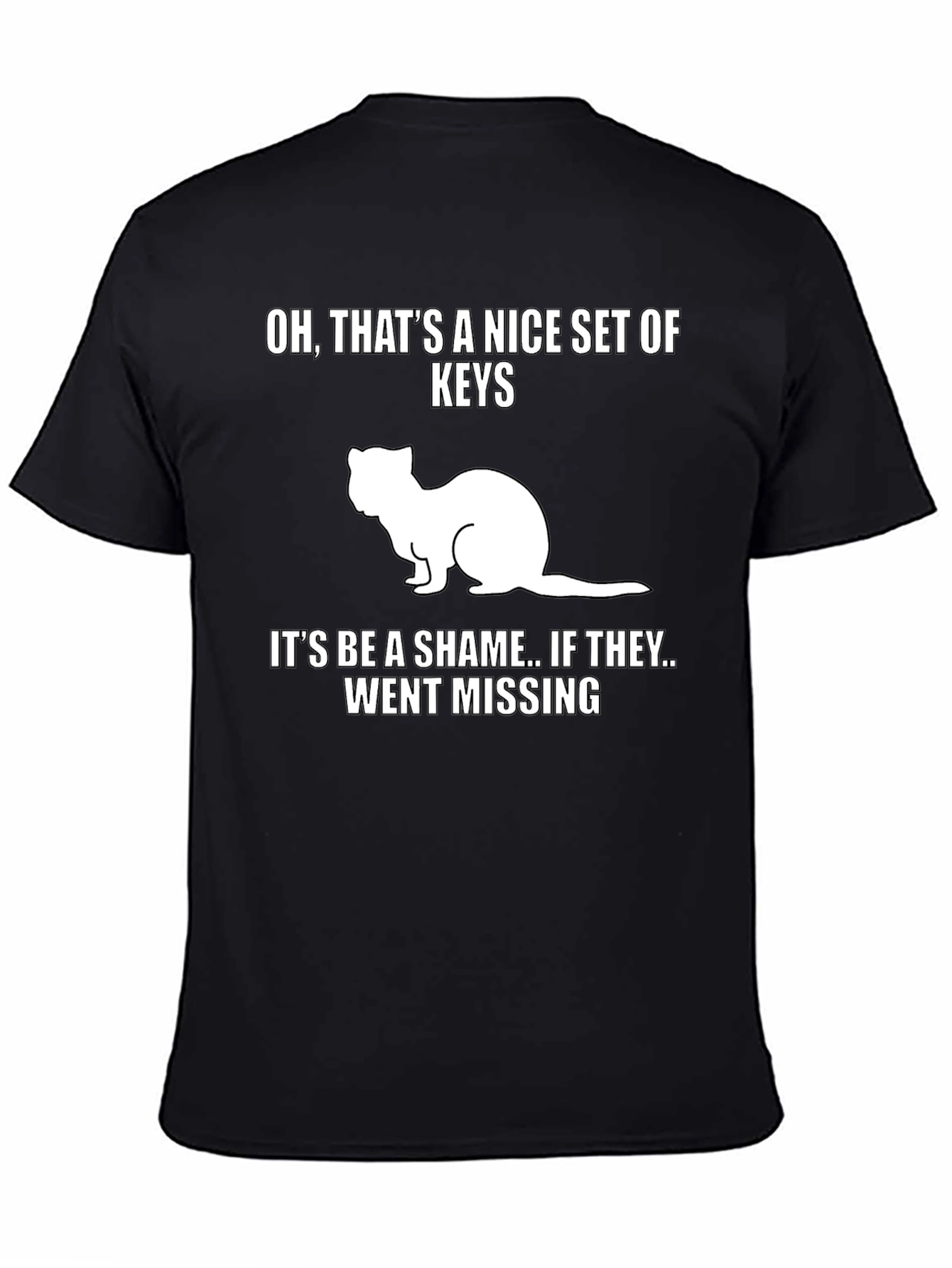 Funny Ferret Keys Graphic Tee