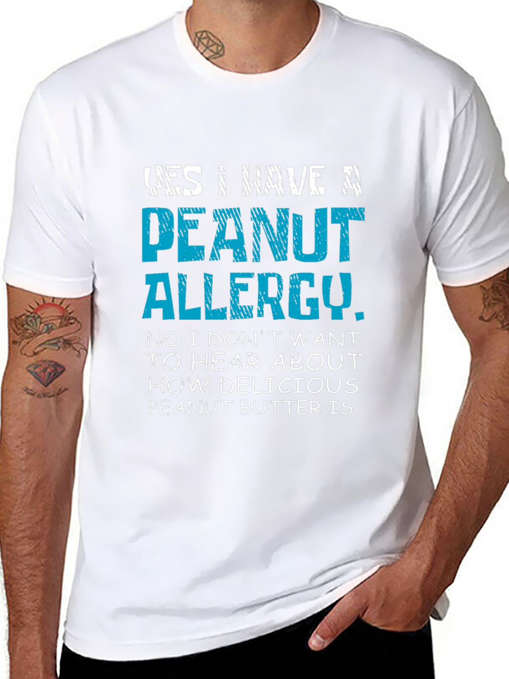 Peanut Allergy Novelty T-Shirt