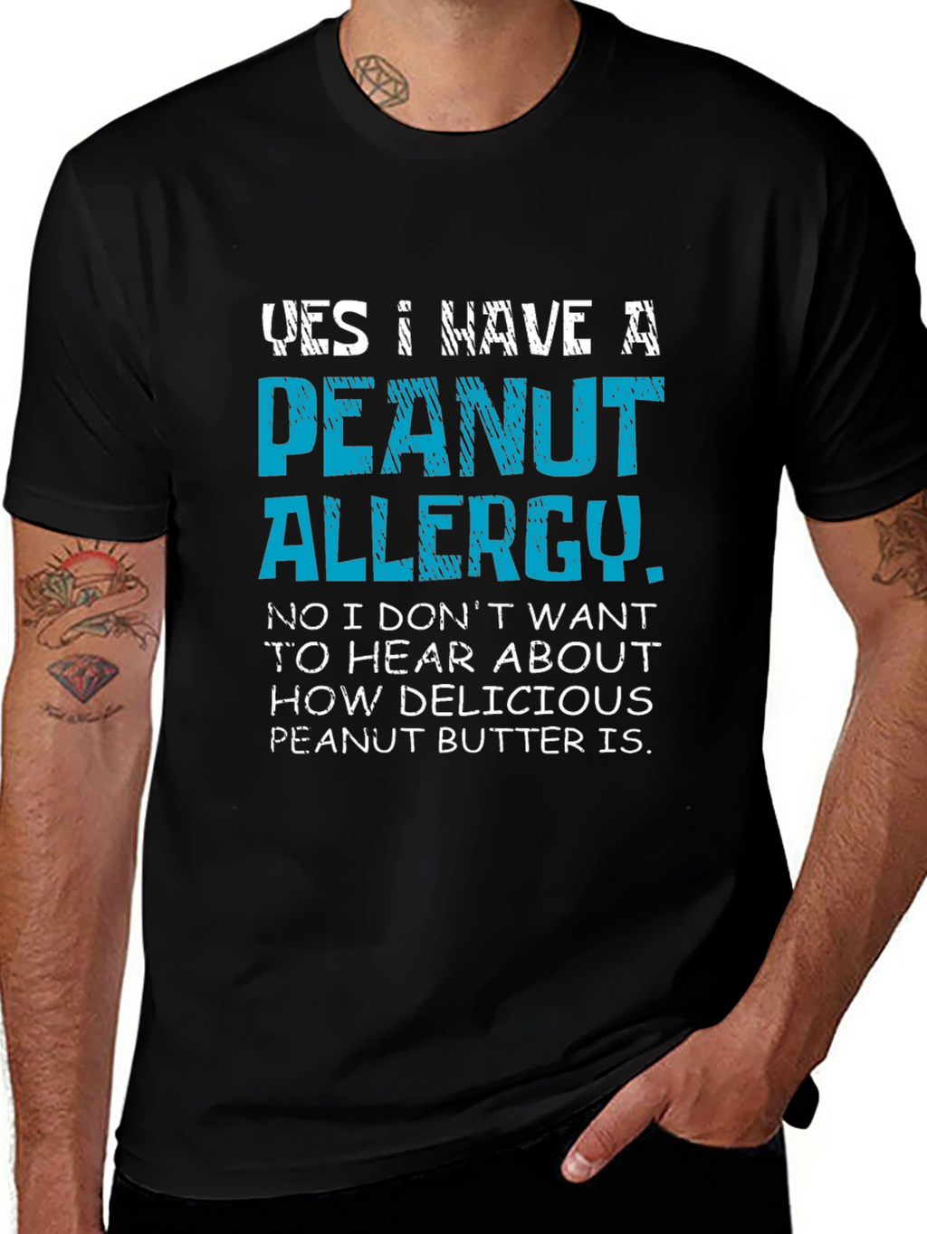 Peanut Allergy Novelty T-Shirt