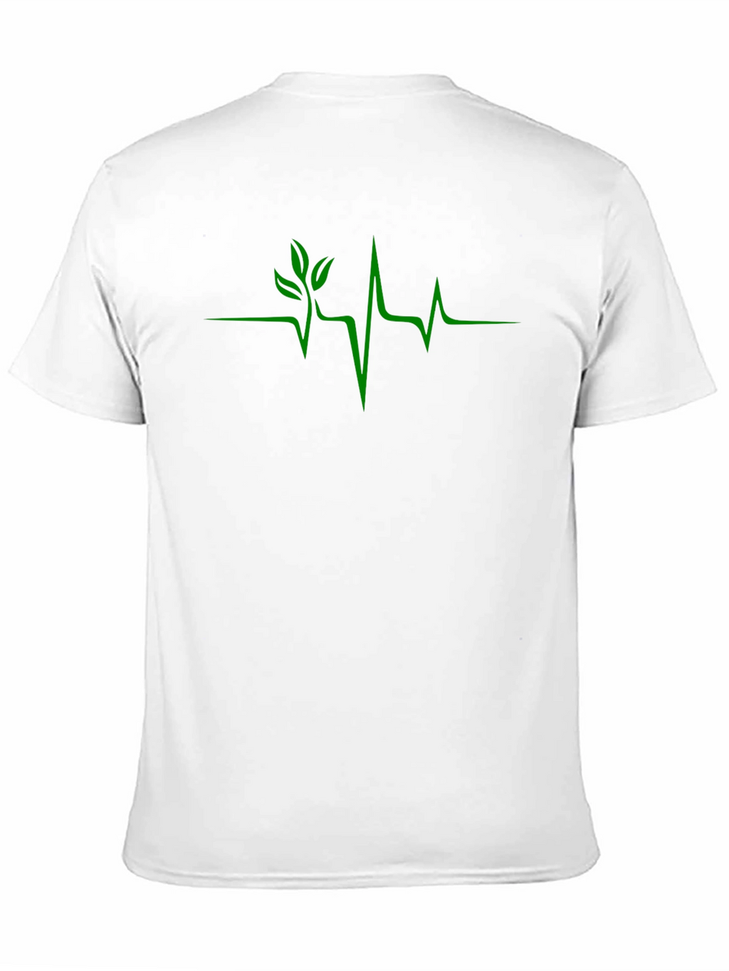 Nature Heartbeat Graphic Tee - Black