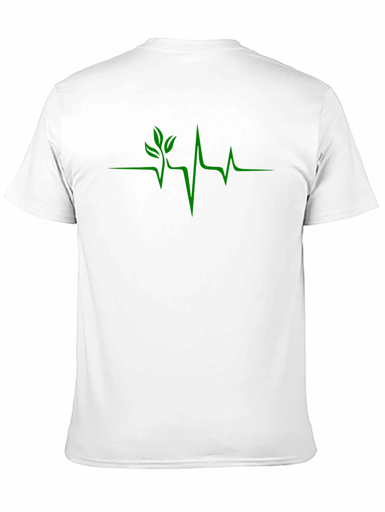 Nature Heartbeat Graphic Tee - Black