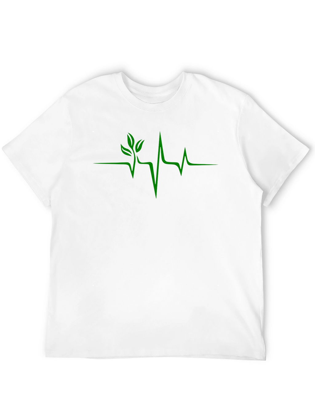 Nature Heartbeat Graphic Tee - Black