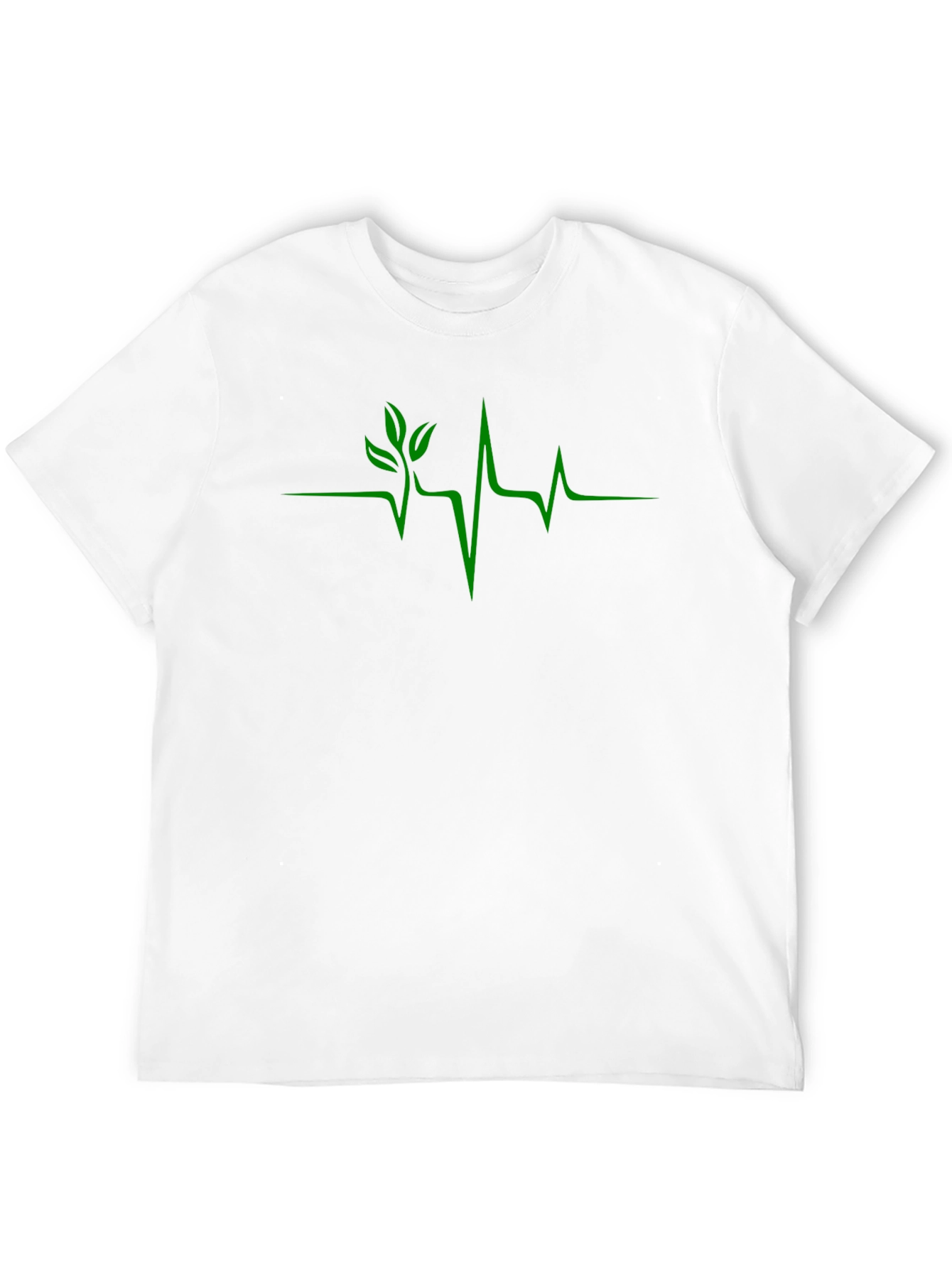 Nature Heartbeat Graphic Tee - Black