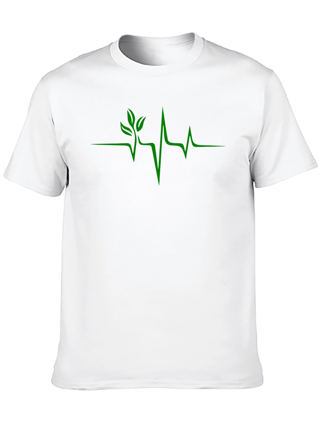 Nature Heartbeat Graphic Tee - Black