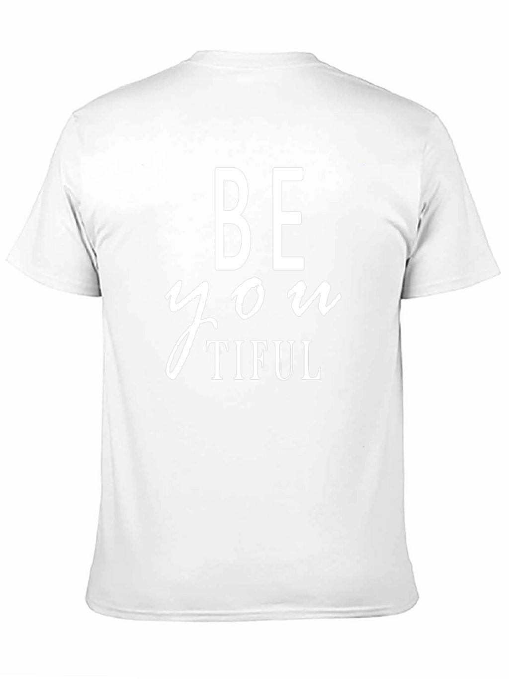 Be You Tiful Graphic Tee - Black Casual T-Shirt