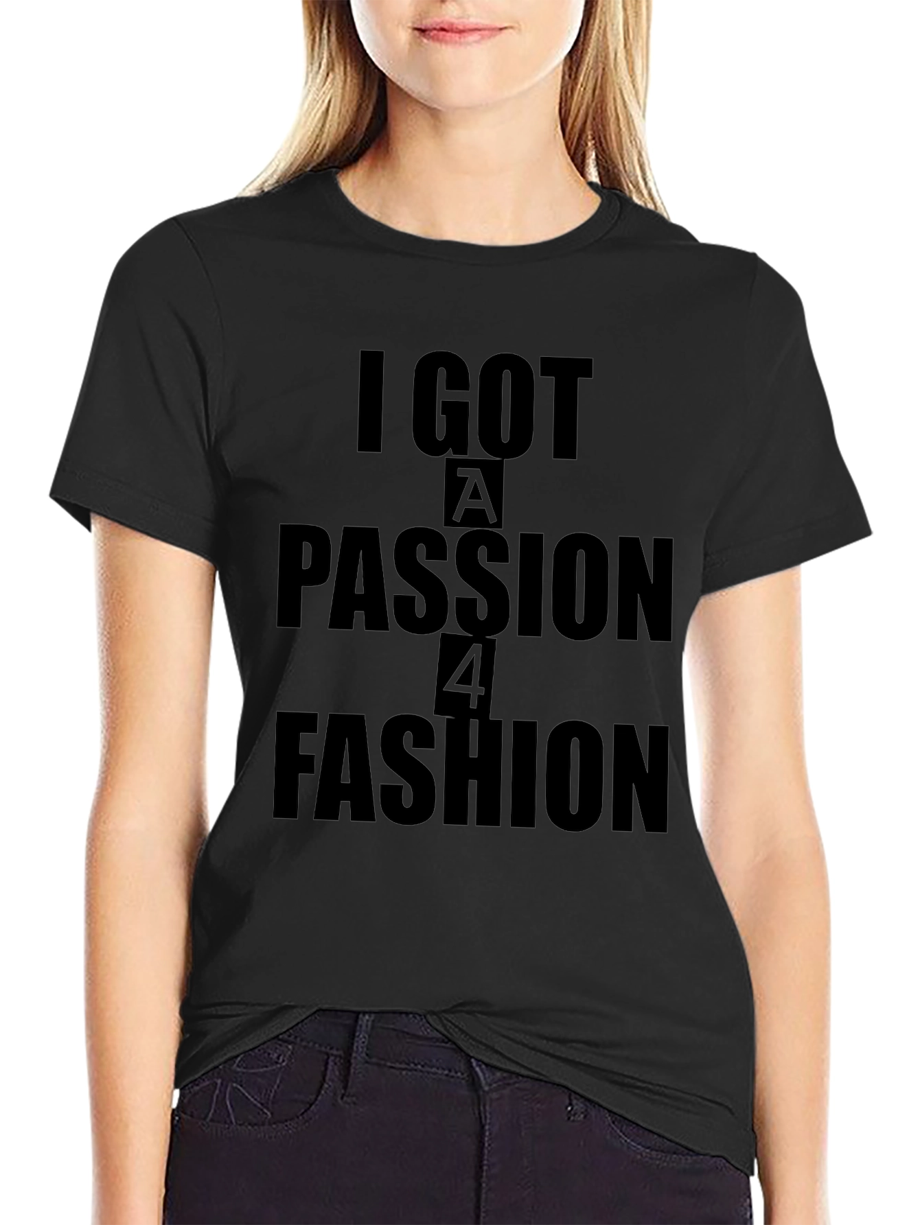 Passion 4 Fashion Black T-Shirt