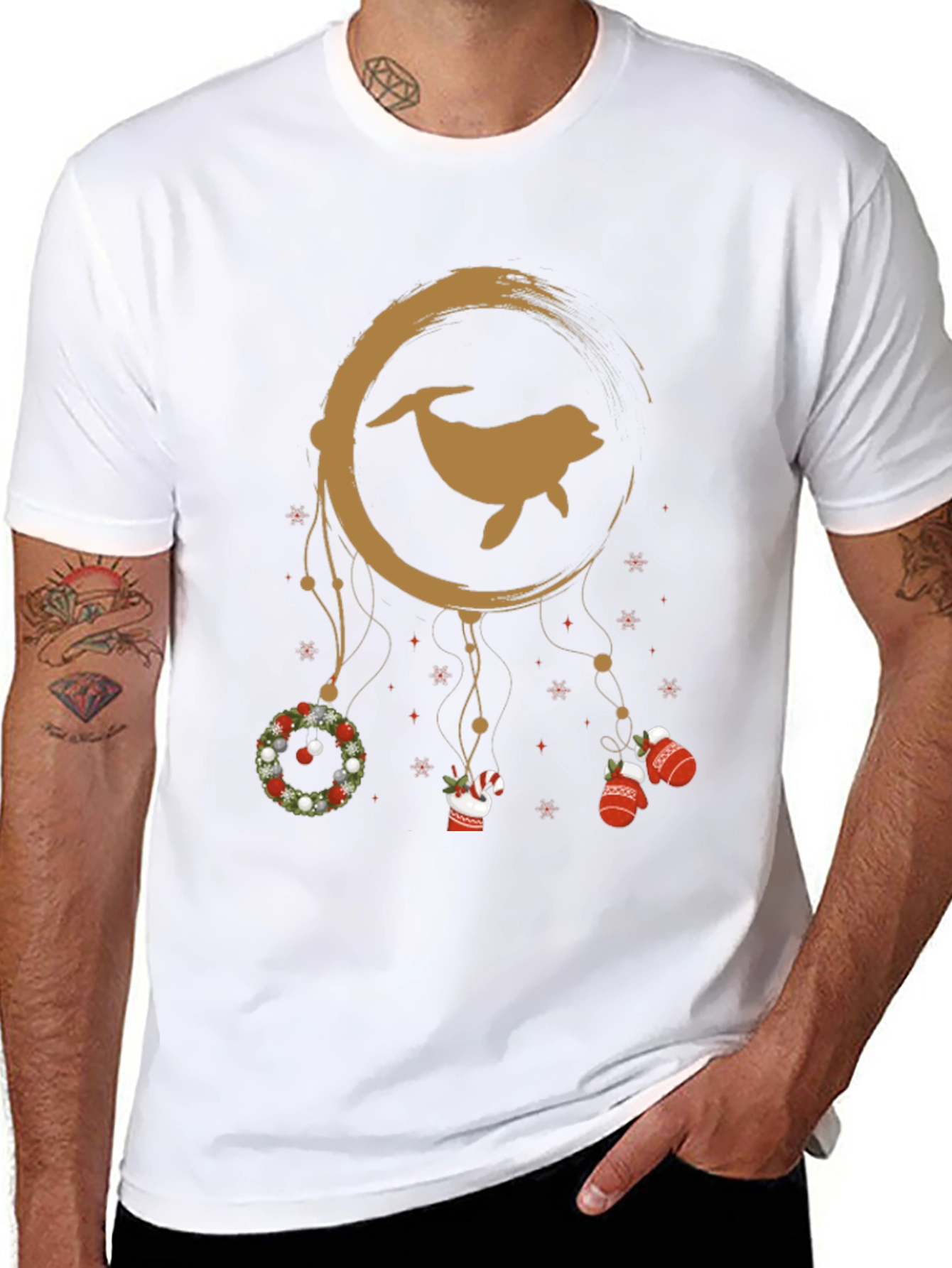 Festive Seal Dreamcatcher T-Shirt