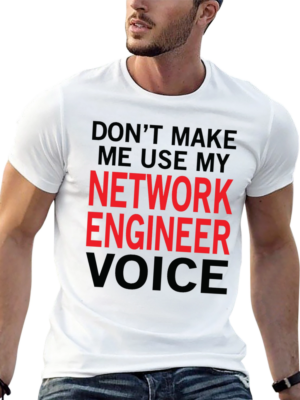Network Engineer Voice T-Shirt - Funny Job Tee