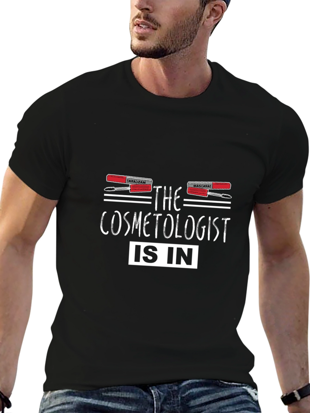 The Cosmetologist Is In - Black T-Shirt