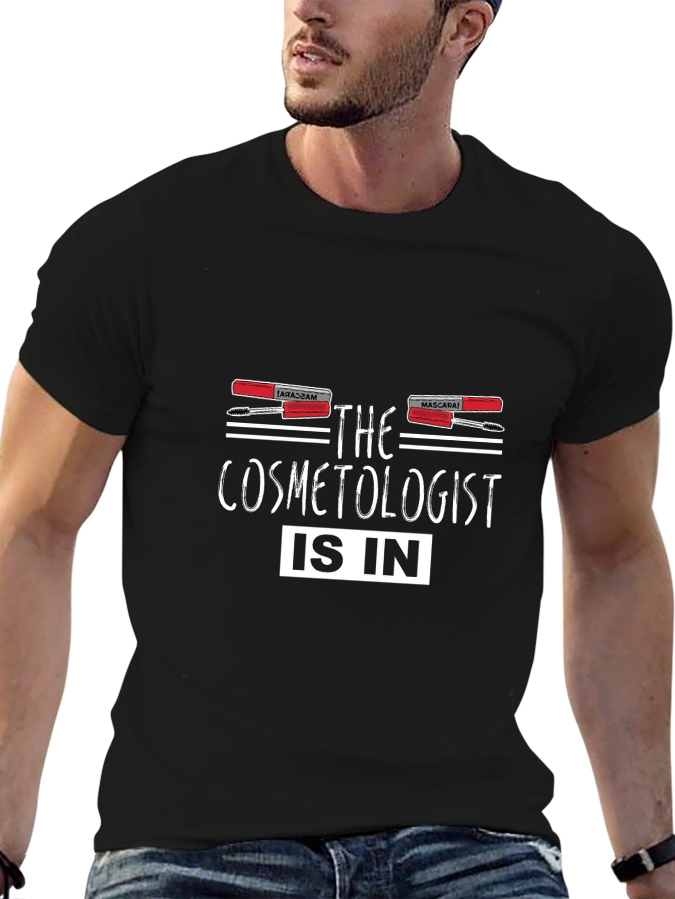 The Cosmetologist Is In - Black T-Shirt