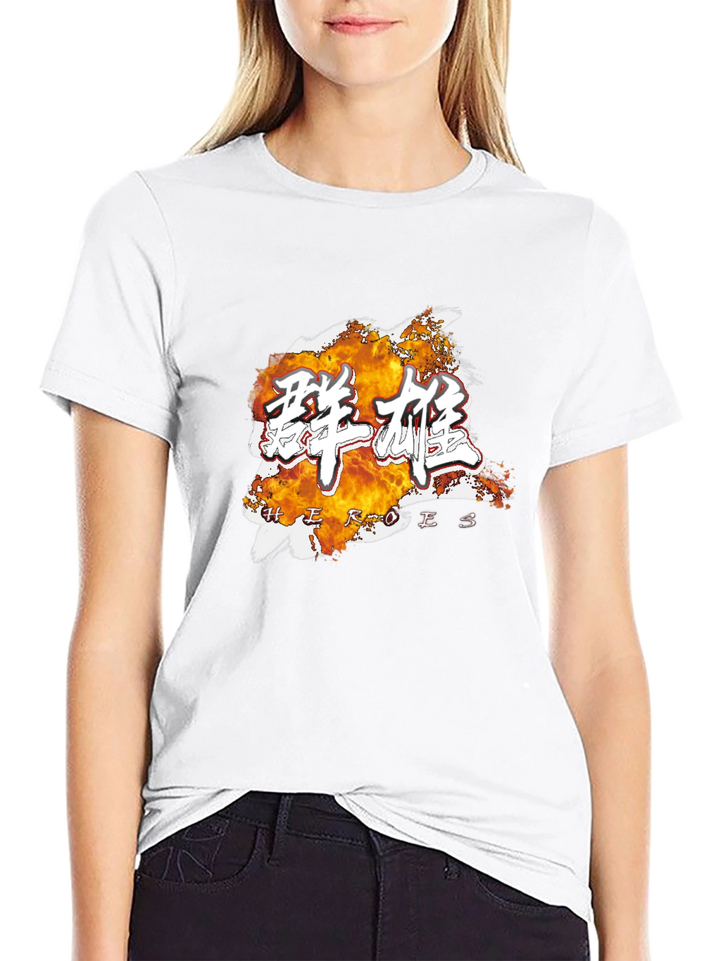Heroes Graphic Tee - Stylish Black Cotton T-Shirt