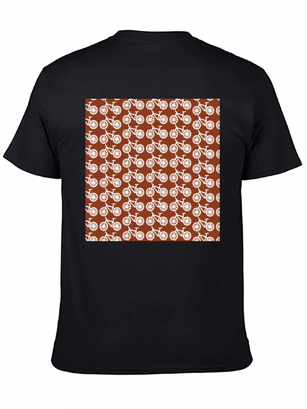 Bike Pattern T-Shirt - Unique Graphic Tee