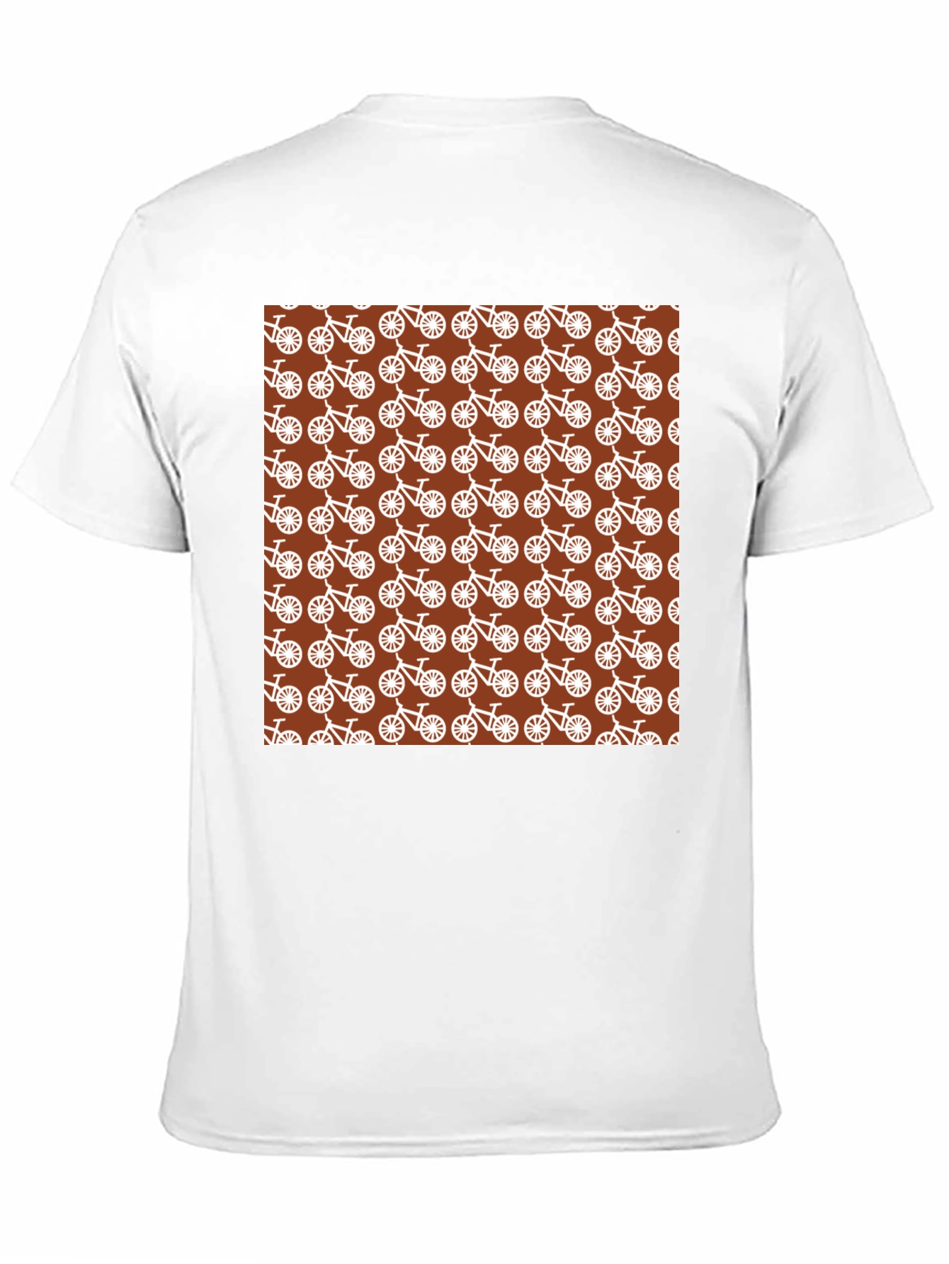 Bike Pattern T-Shirt - Unique Graphic Tee