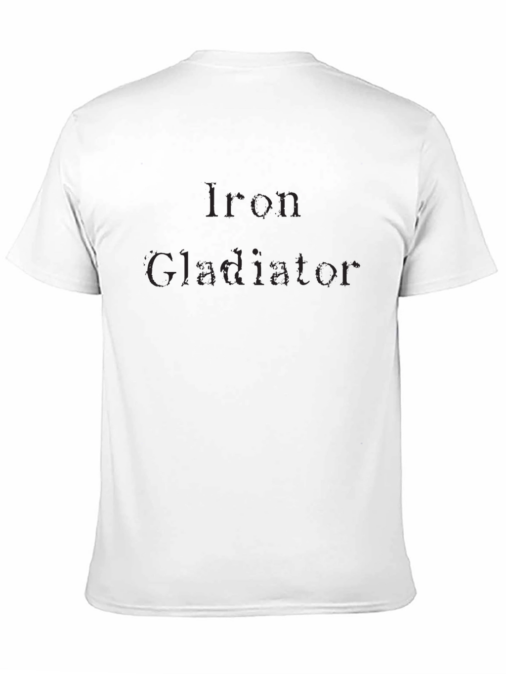 Iron Gladiator Black T-Shirt
