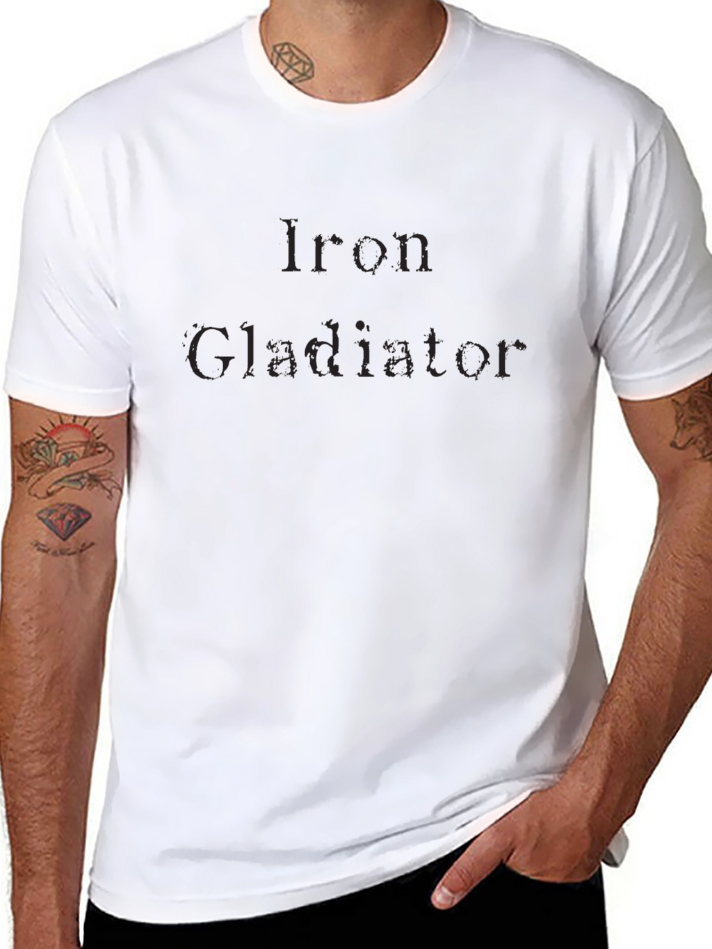 Iron Gladiator Black T-Shirt