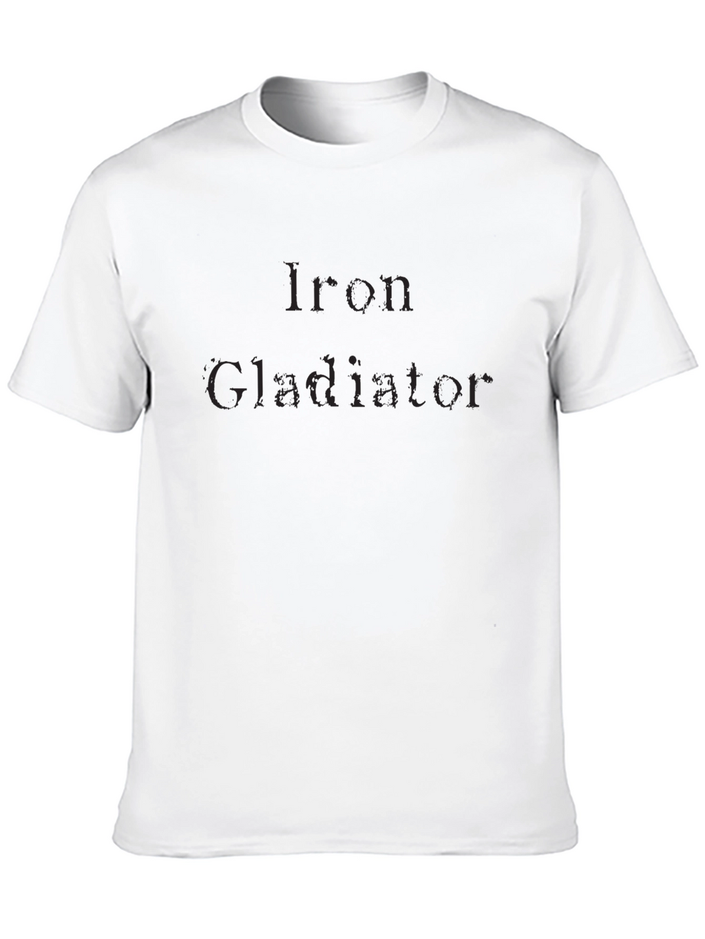 Iron Gladiator Black T-Shirt