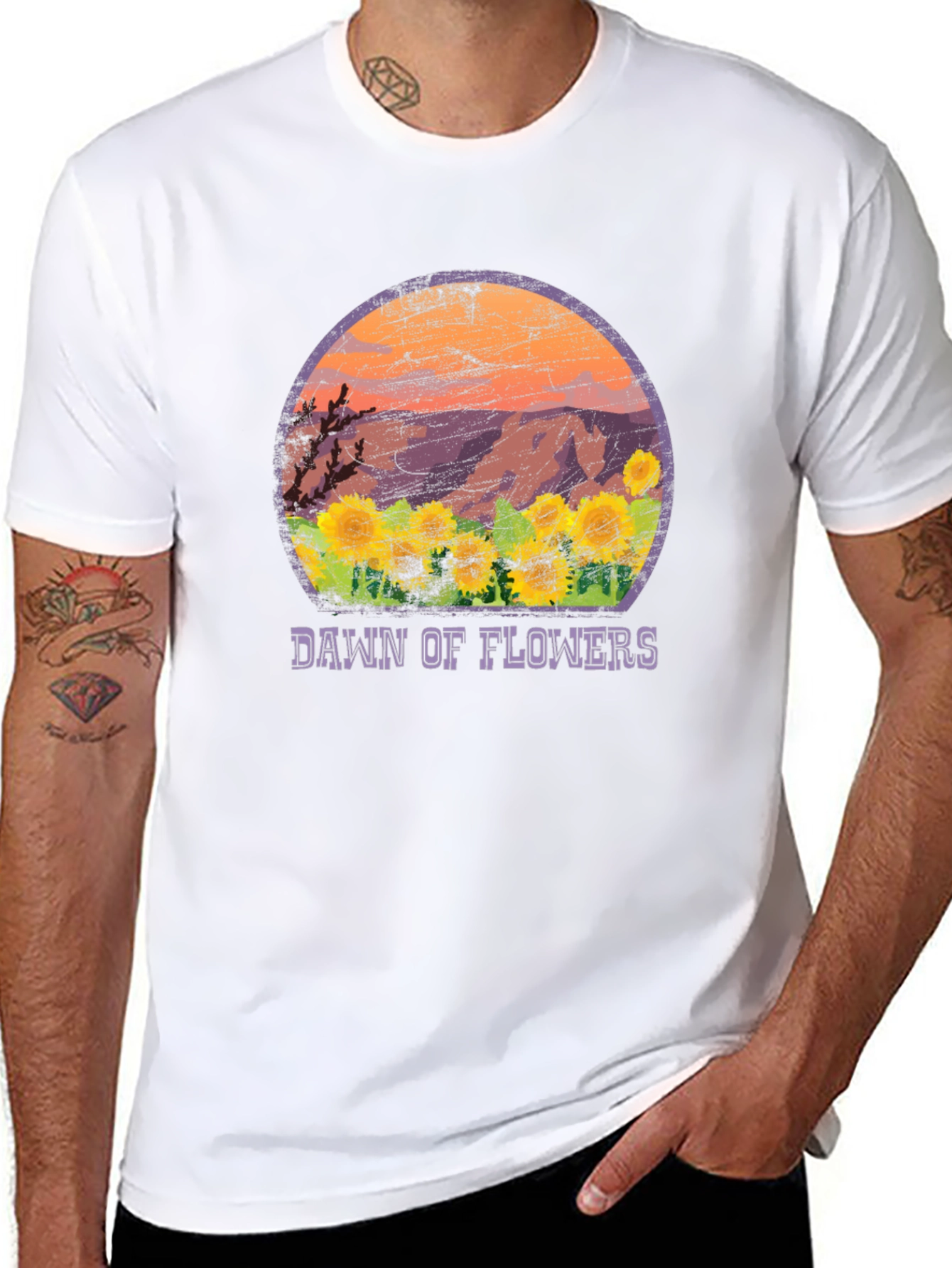 Dawn of Flowers Graphic Tee
