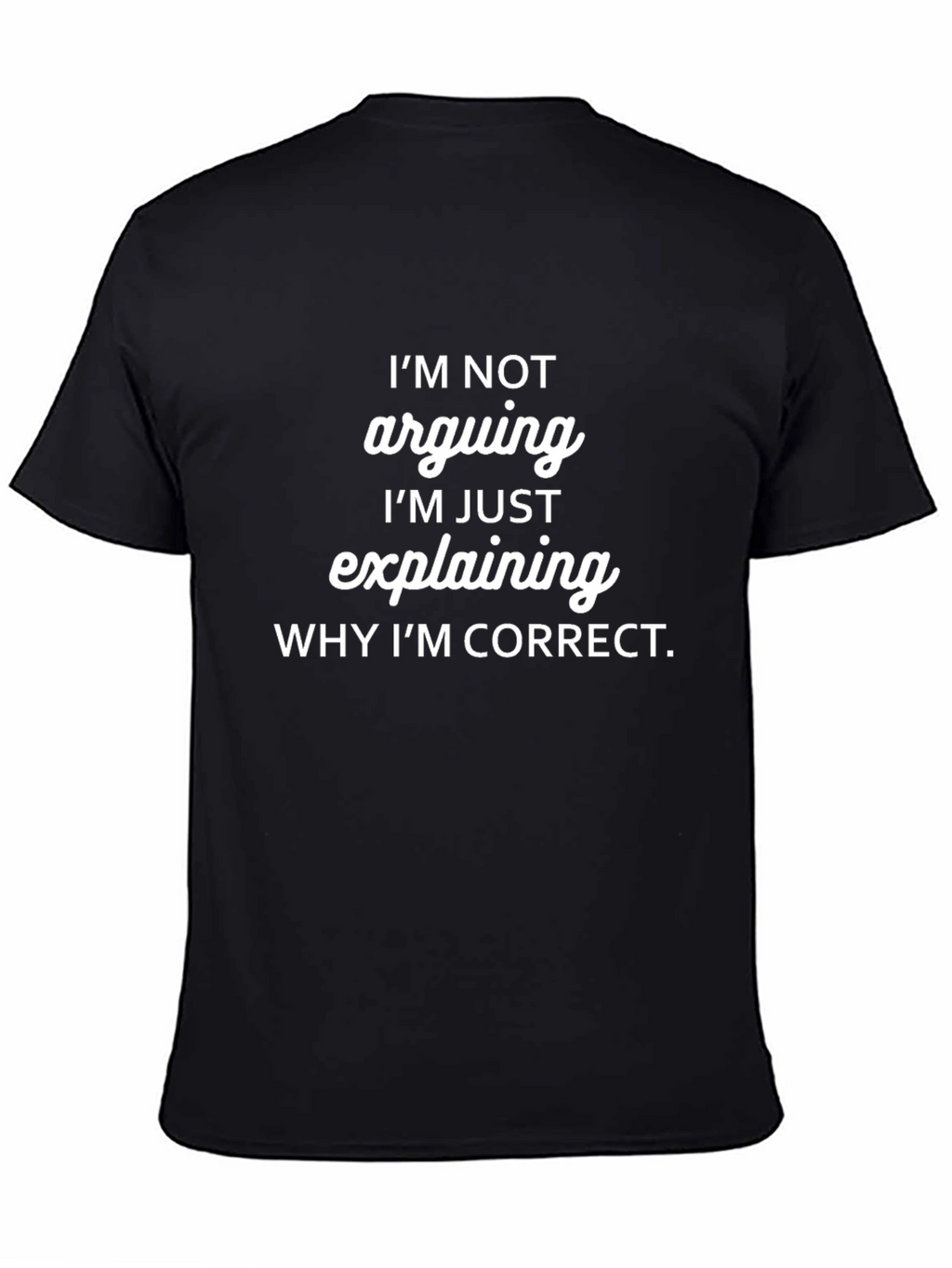 Funny Im Not Arguing Graphic T-Shirt