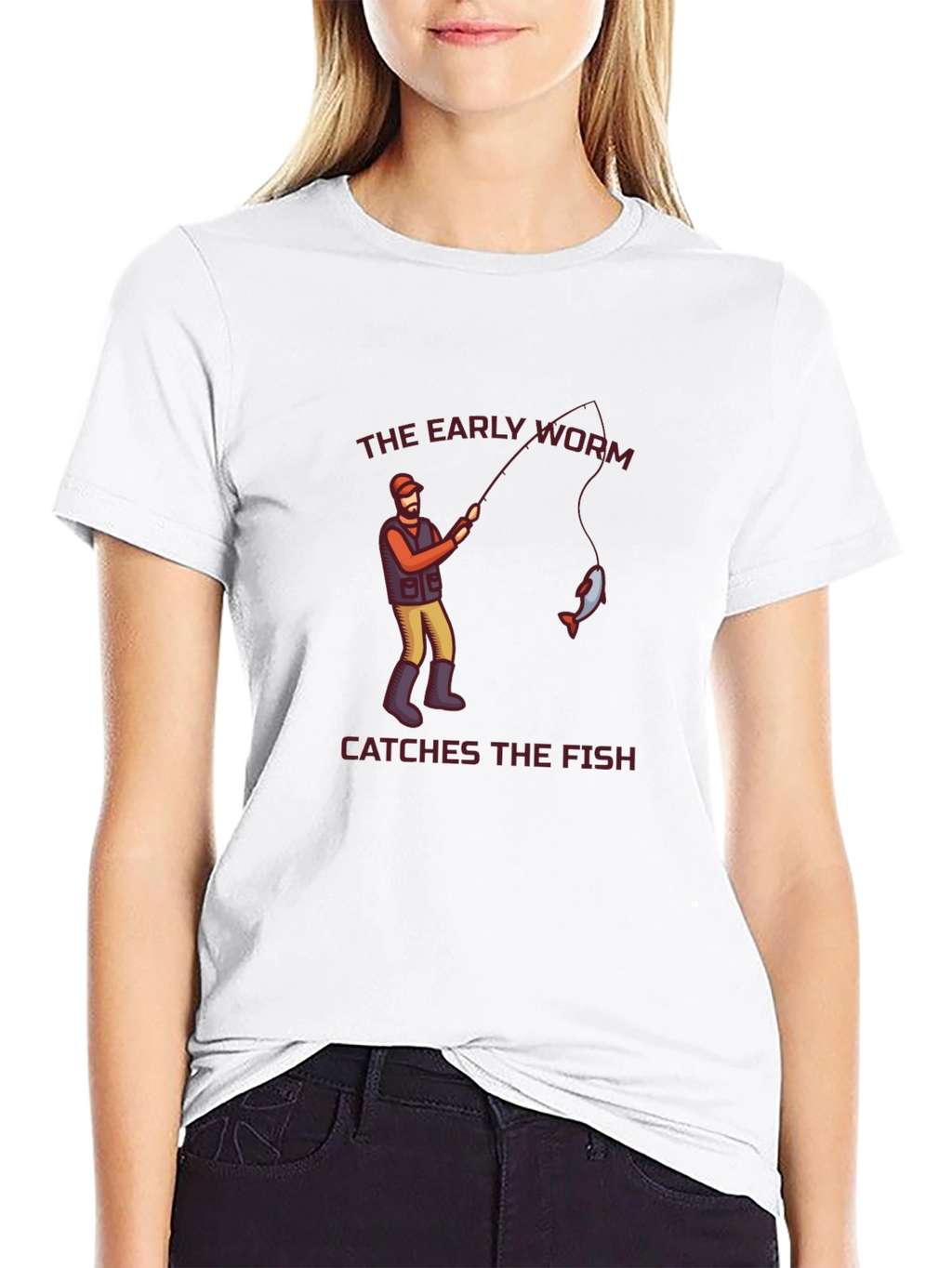 The Early Worm Catches the Fish Graphic Tee