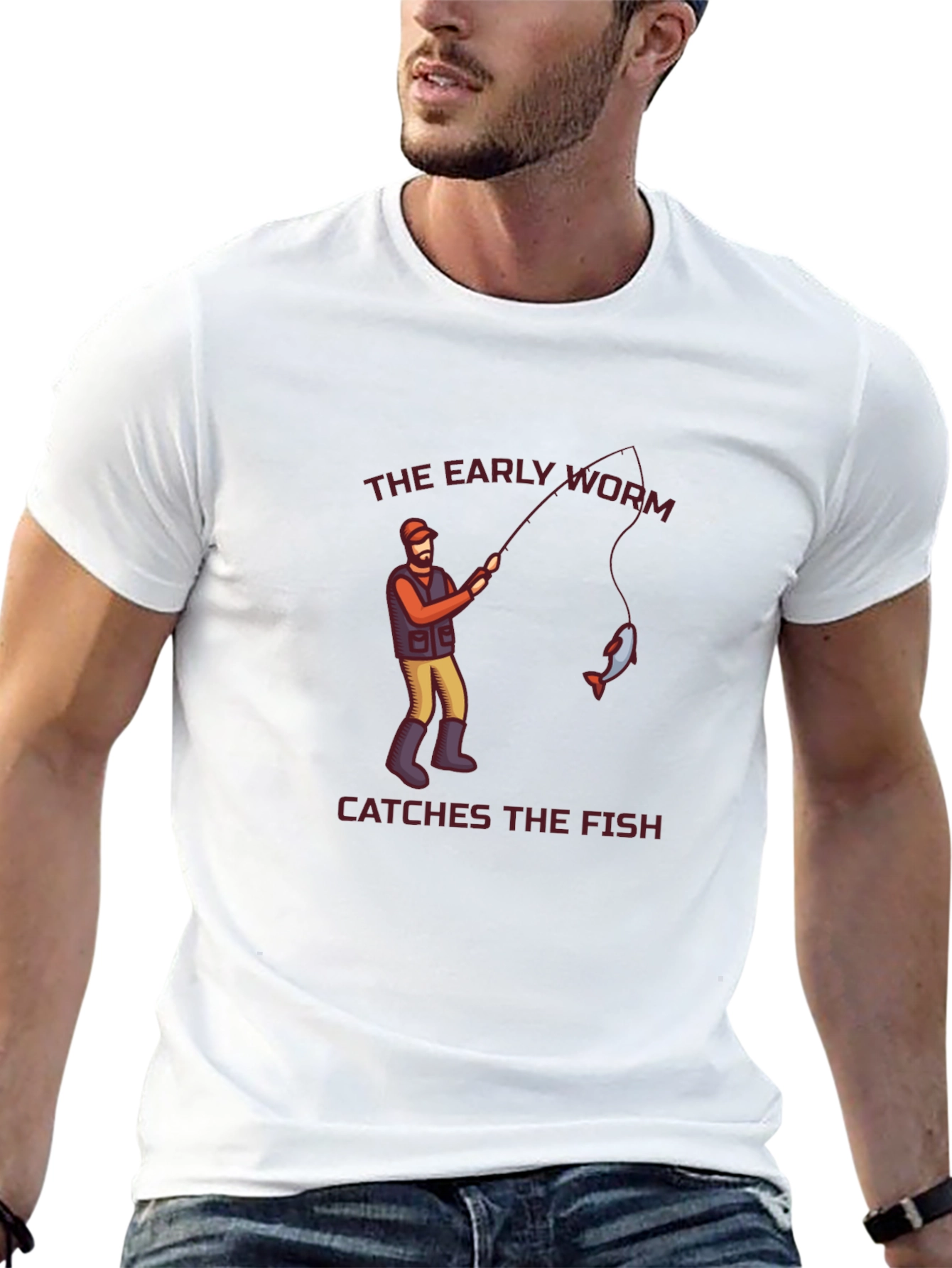 The Early Worm Catches the Fish Graphic Tee