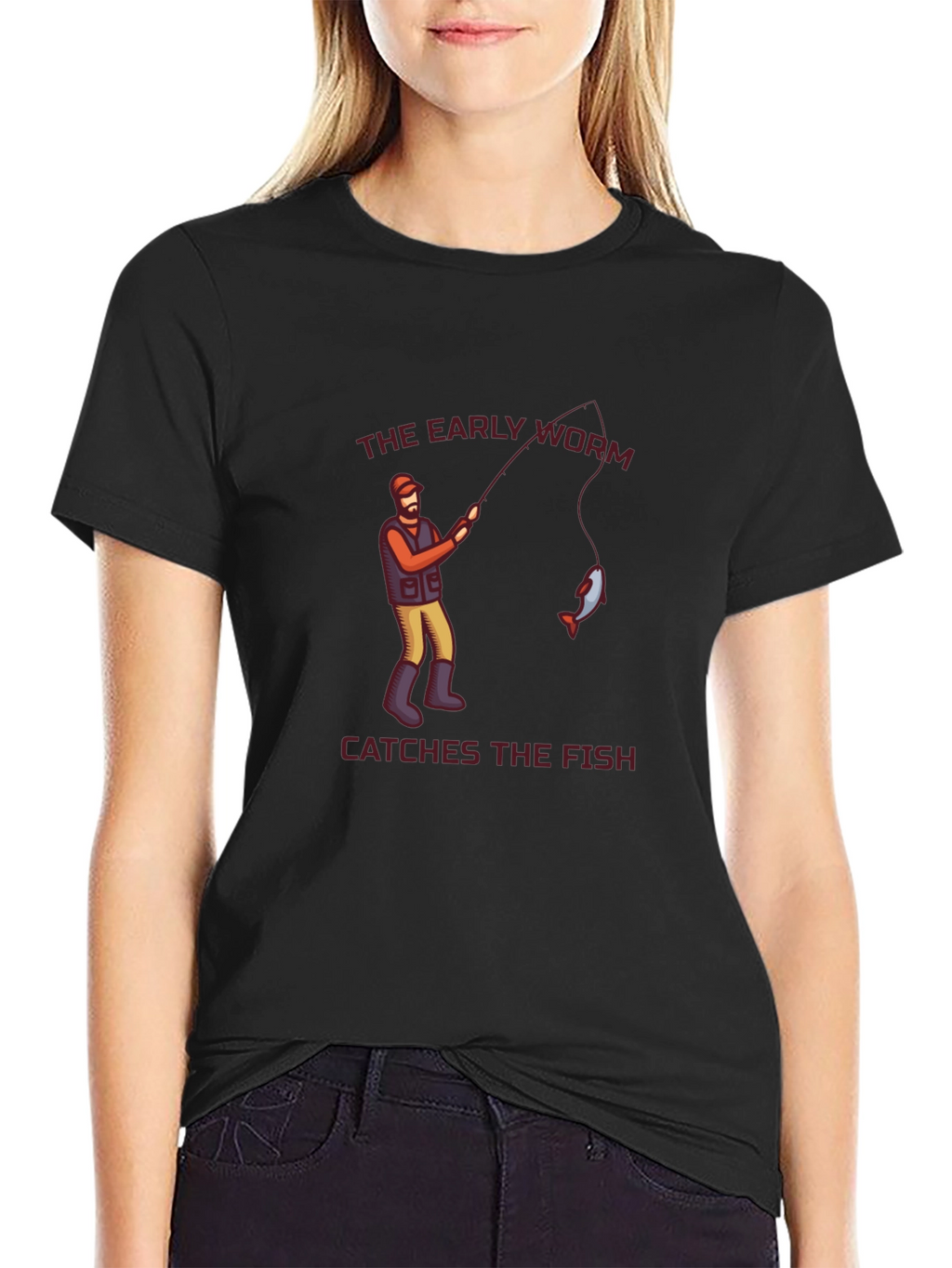 The Early Worm Catches the Fish Graphic Tee
