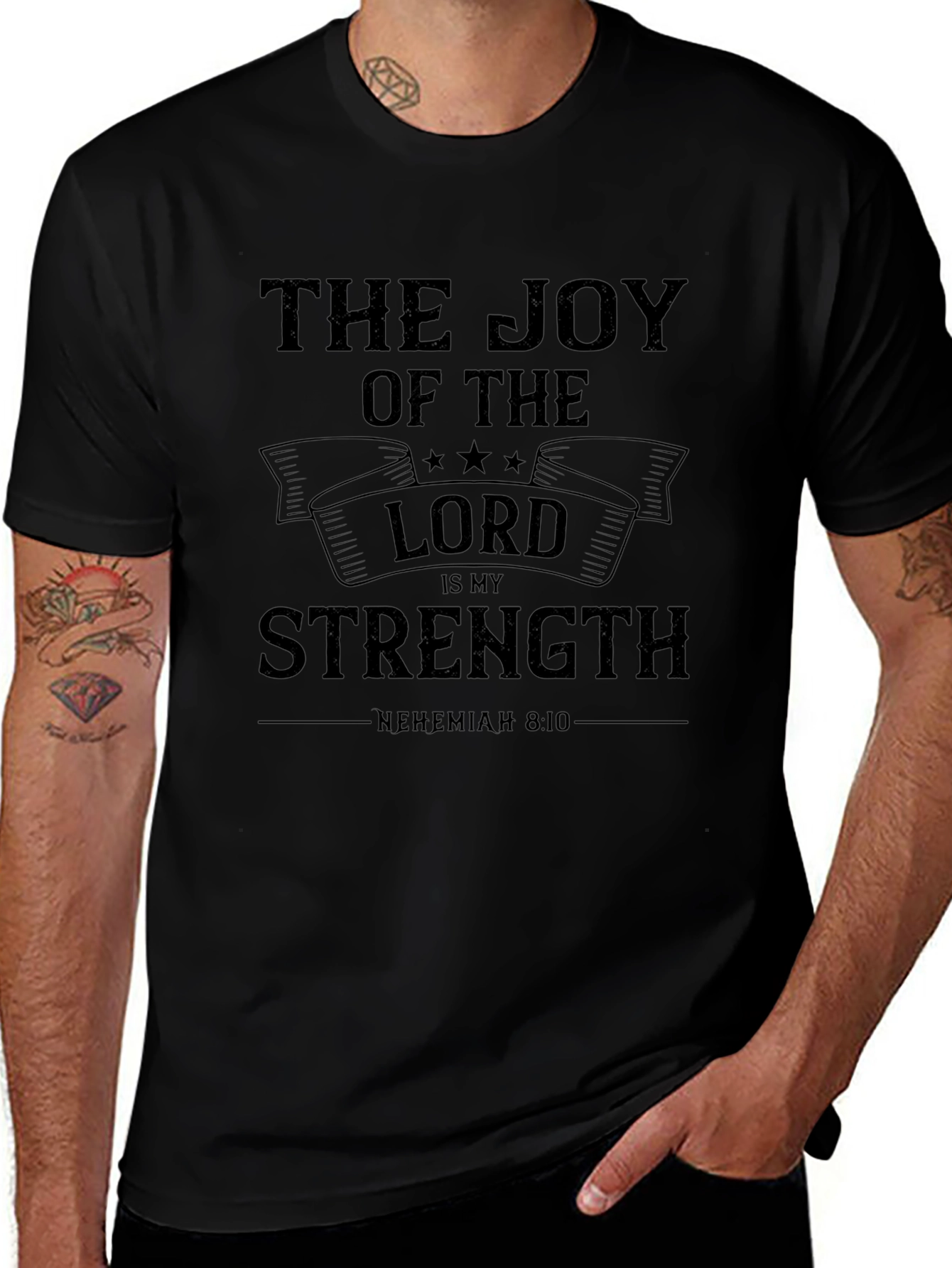 Joy of The Lord T-Shirt - Nehemiah 8:10