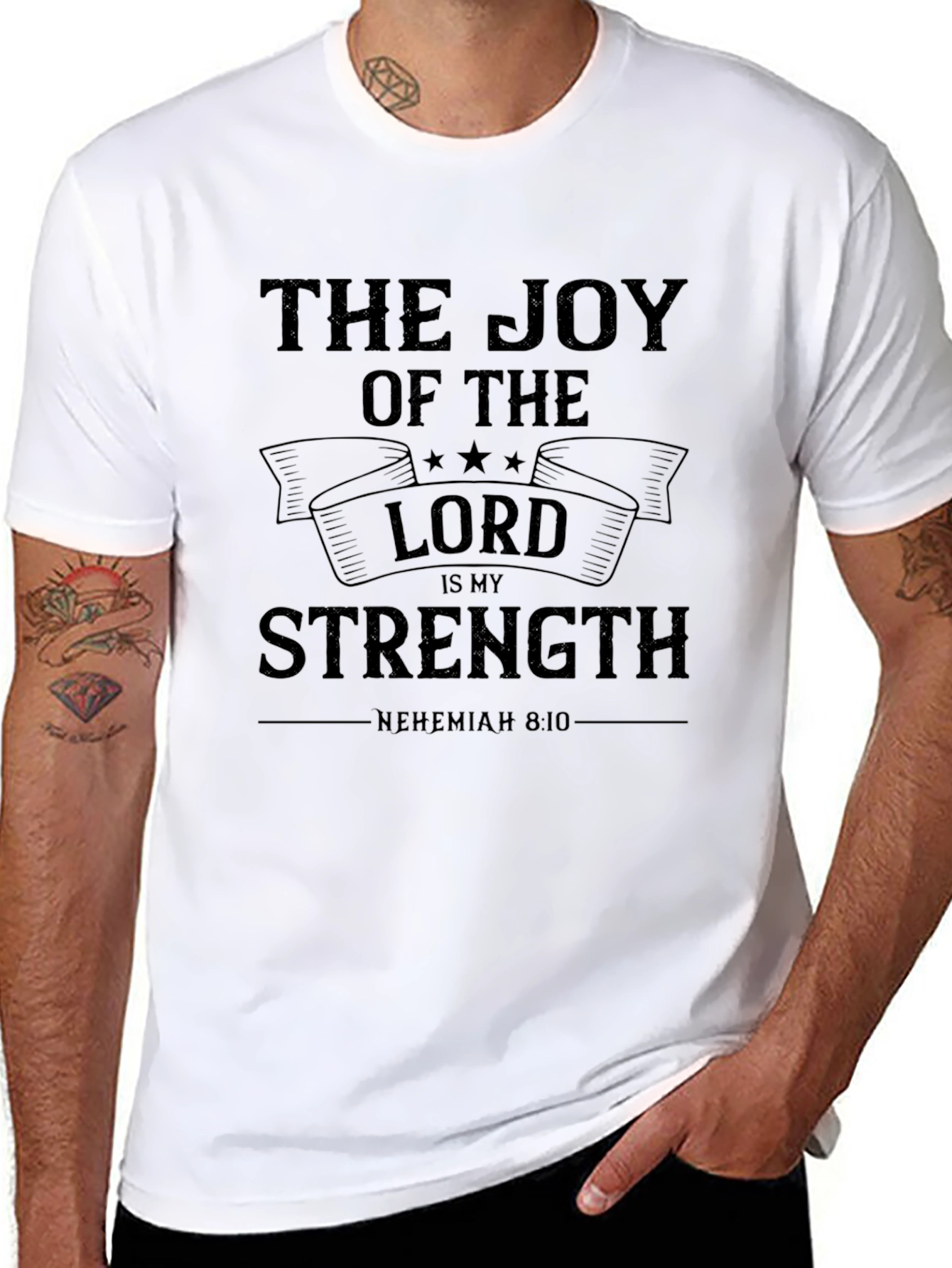 Joy of The Lord T-Shirt - Nehemiah 8:10