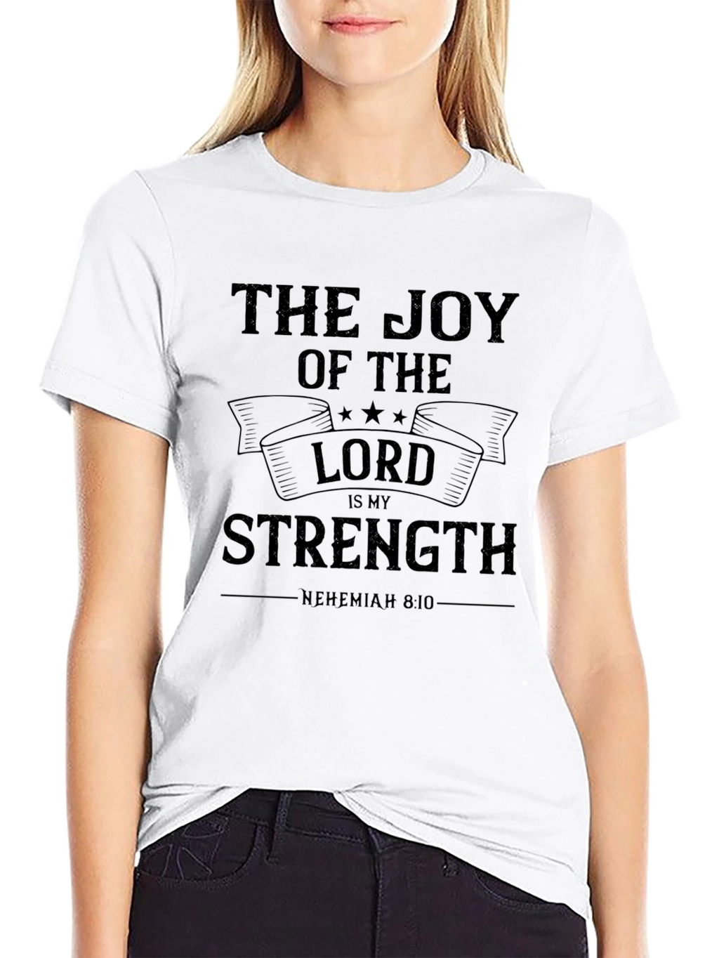 Joy of The Lord T-Shirt - Nehemiah 8:10