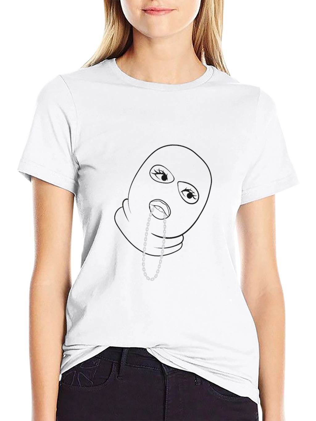 Black Short Sleeve Crew Neck T-Shirt
