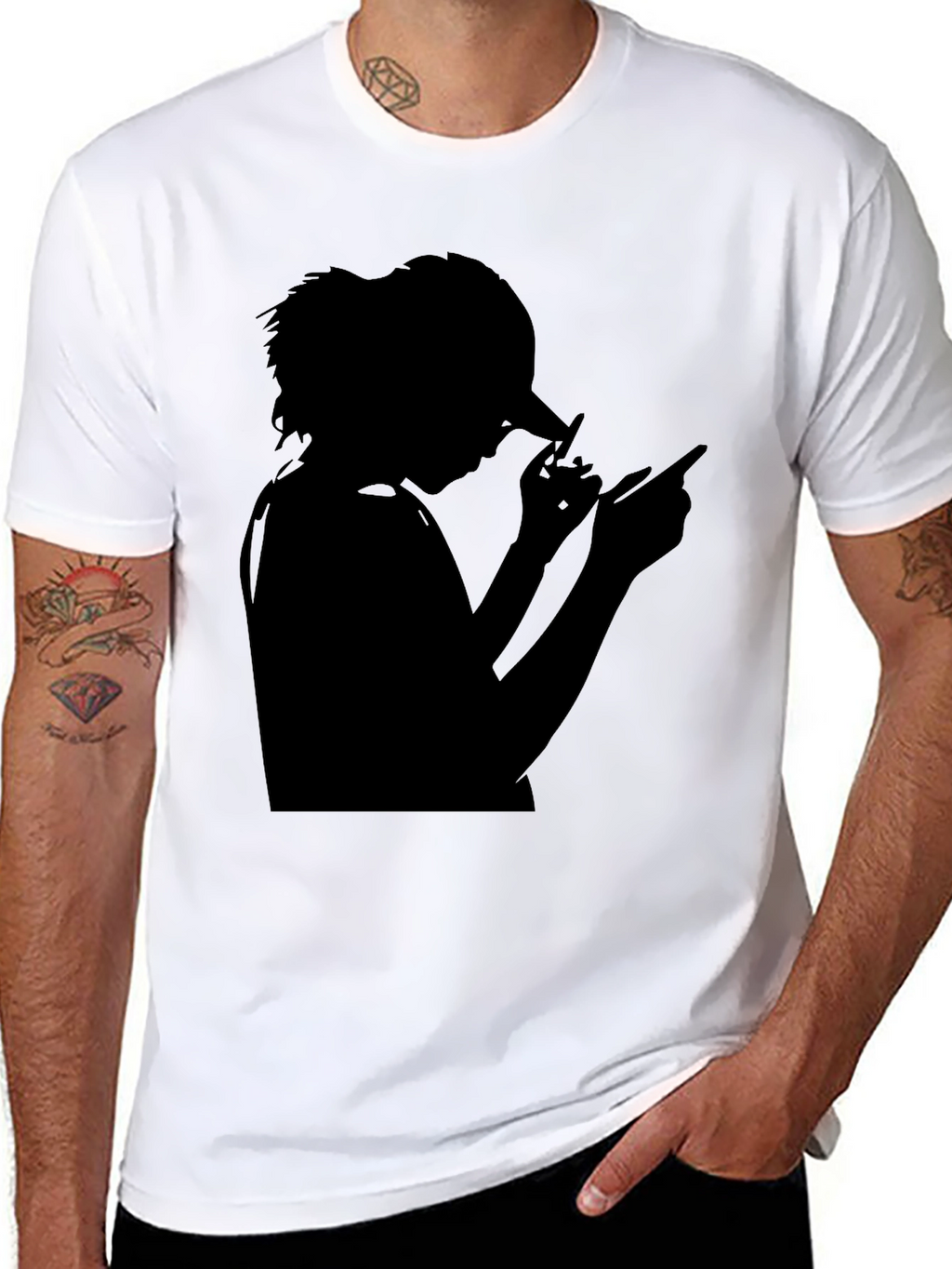 Silhouette Graphic Tee - Cool Casual Style