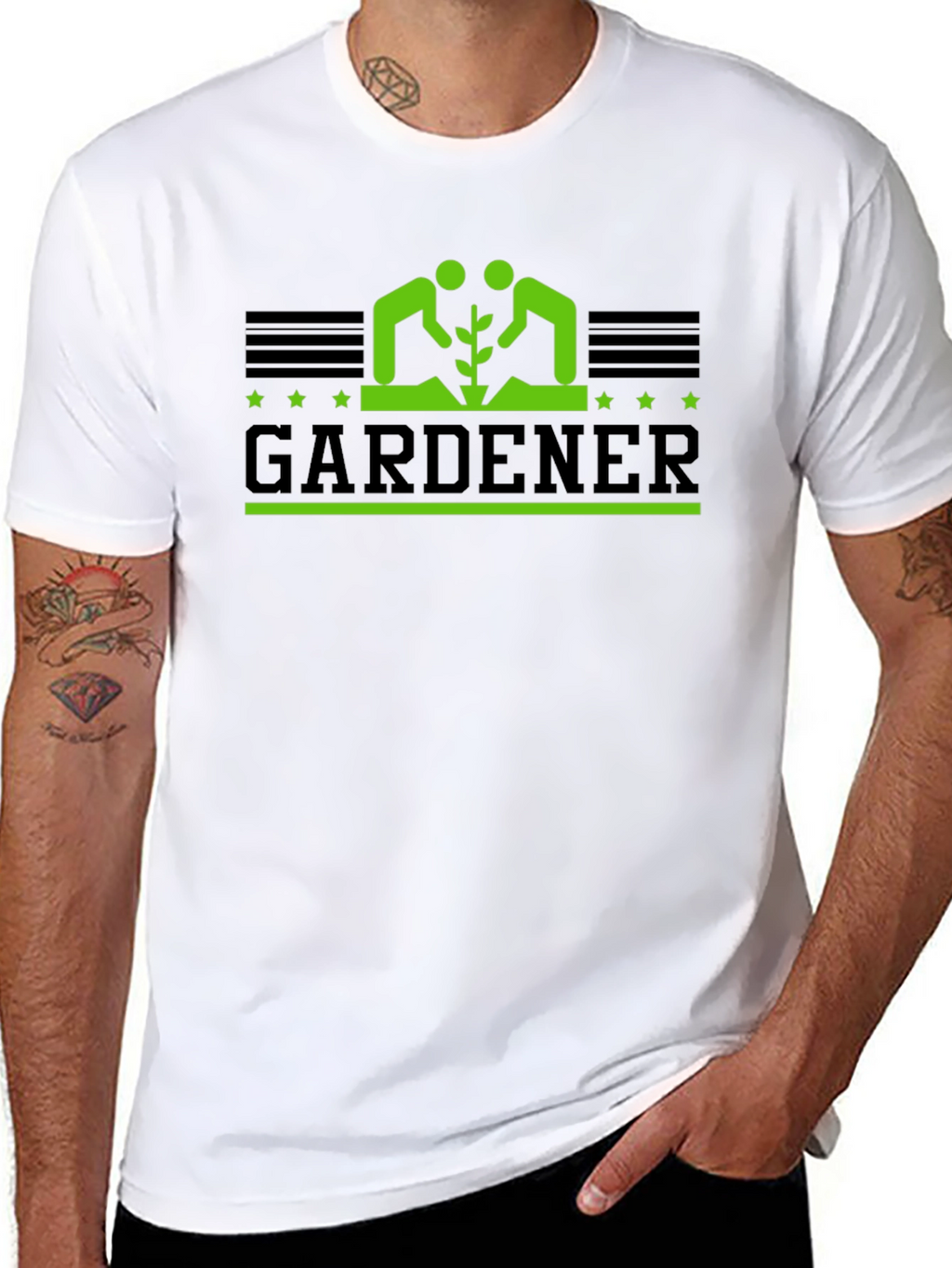 Gardener Graphic T-Shirt - Black
