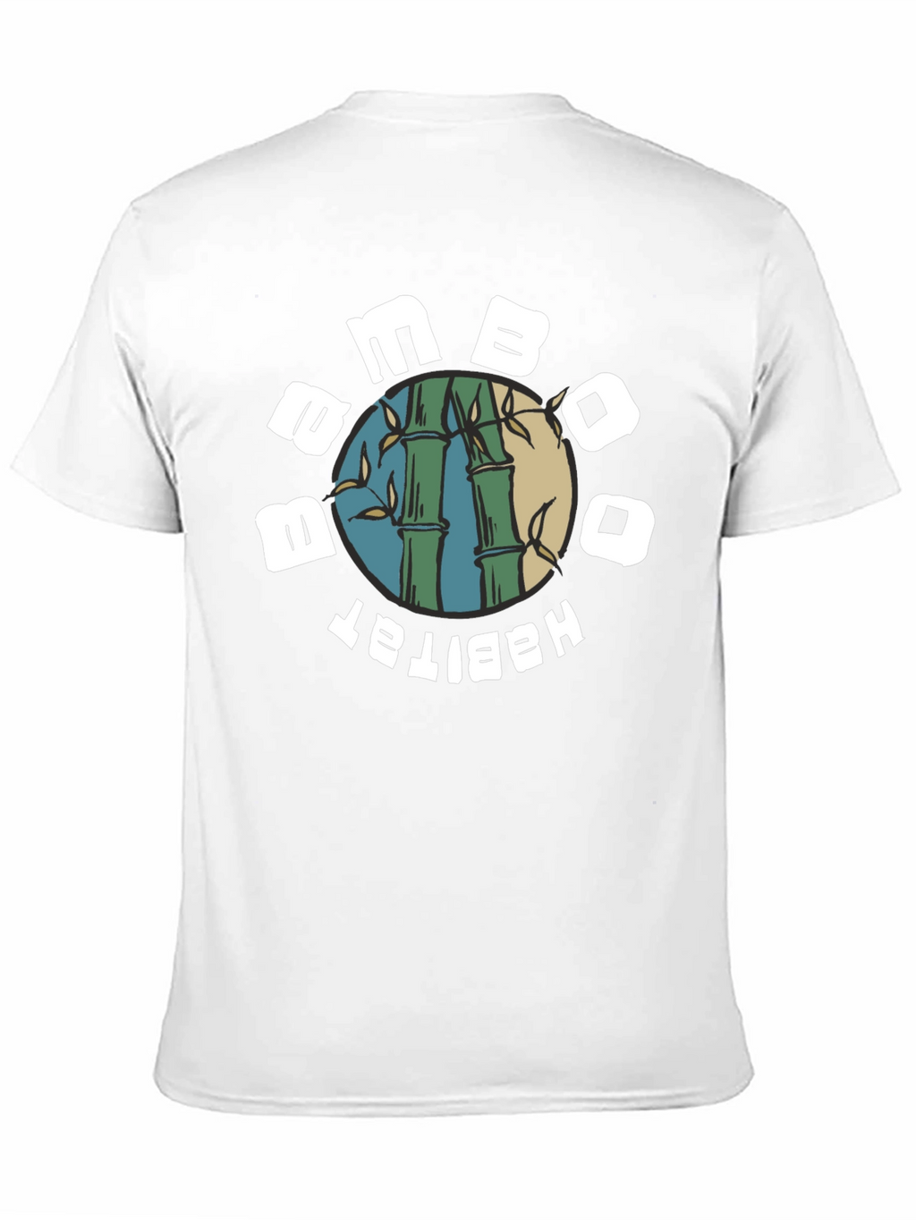 Bamboo Habitat Graphic T-Shirt - Black
