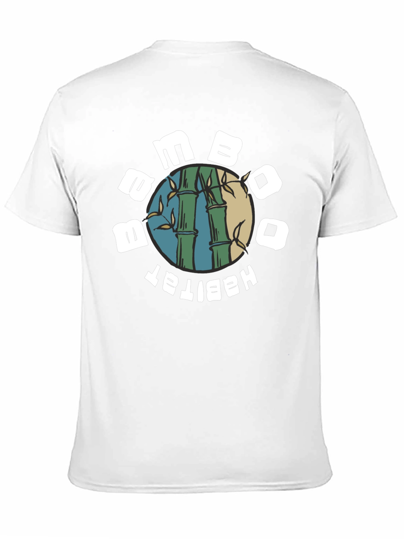 Bamboo Habitat Graphic T-Shirt - Black