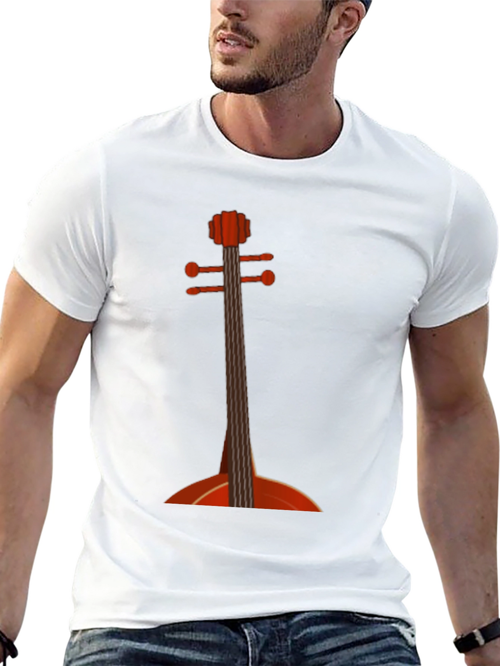 Cello Graphic Tee - Music Lovers T-Shirt