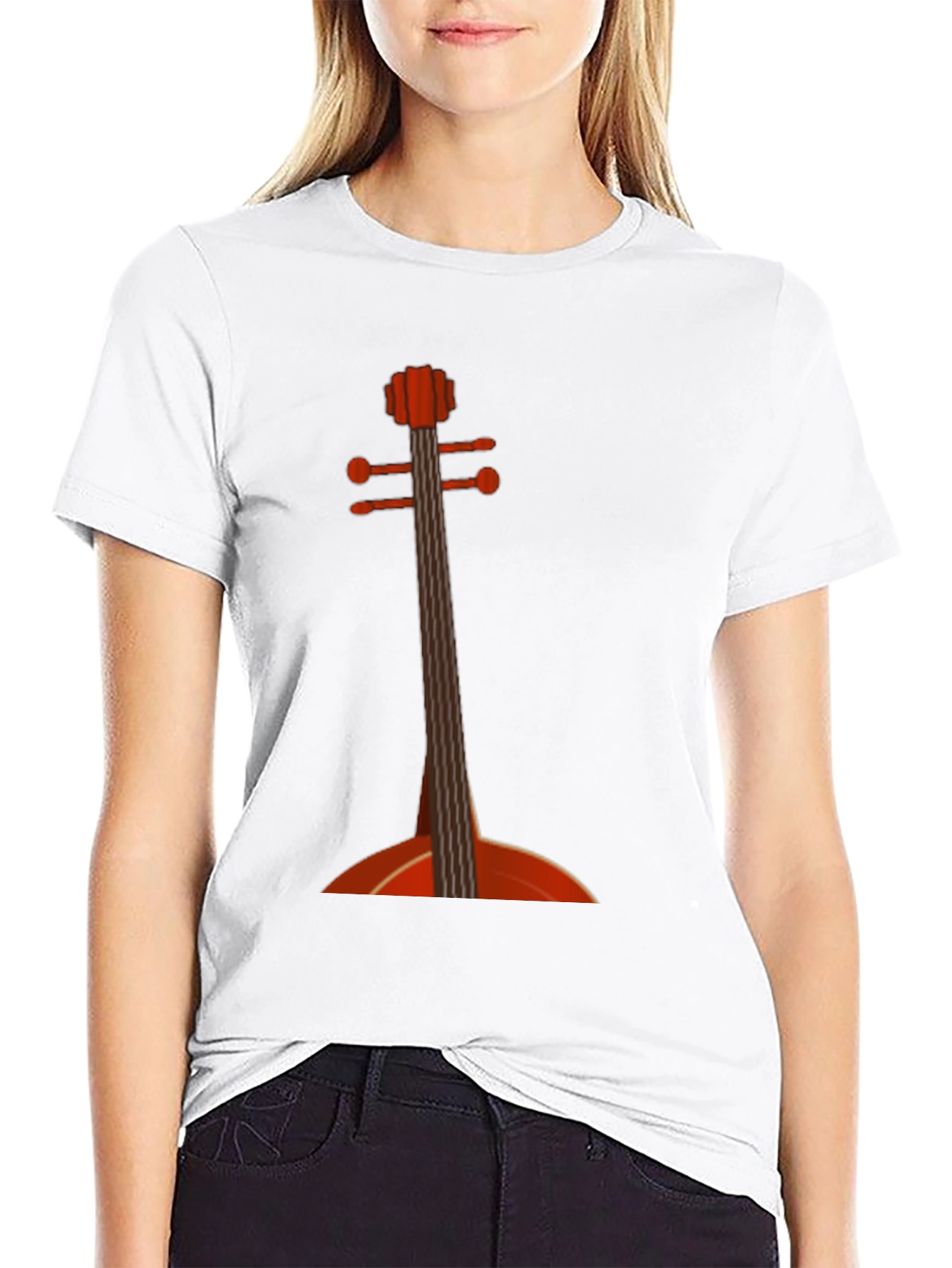 Cello Graphic Tee - Music Lovers T-Shirt