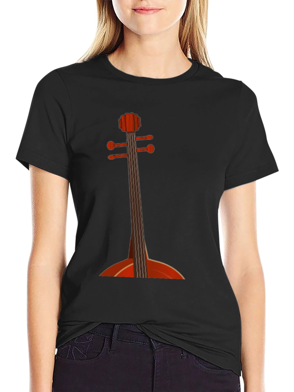 Cello Graphic Tee - Music Lovers T-Shirt