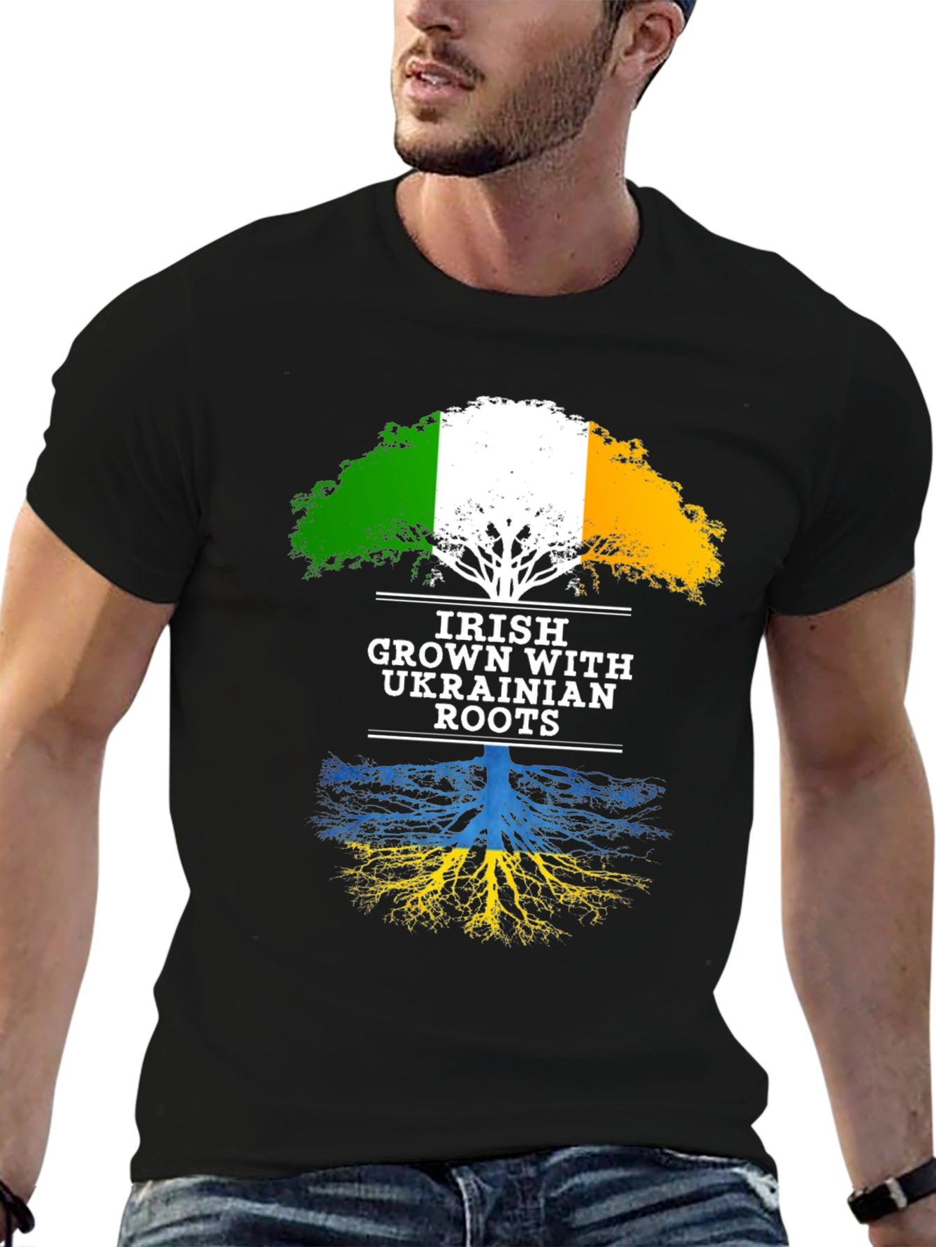 Irish Grown with Ukrainian Roots T-Shirt