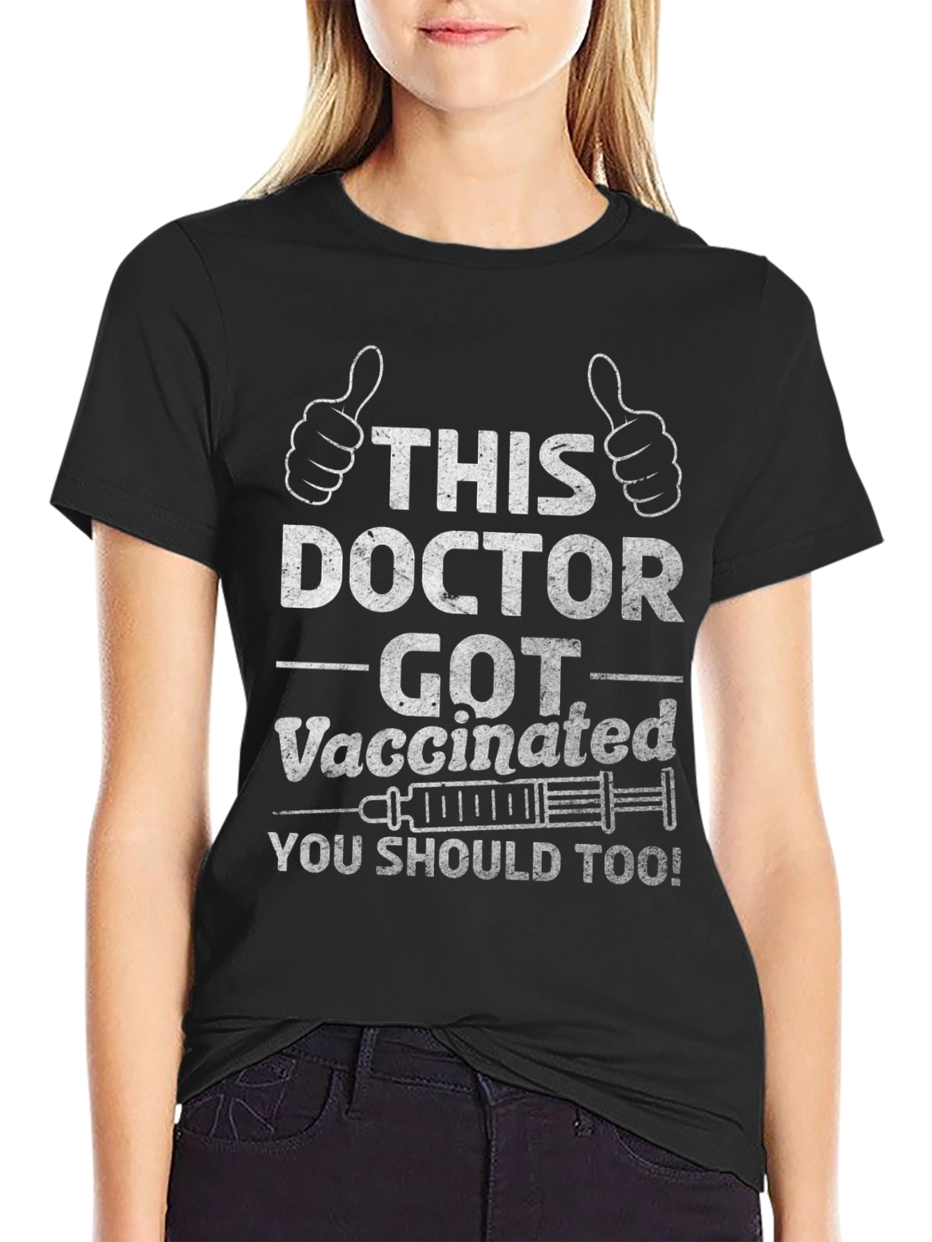 Vaccinated Doctor Novelty Tee