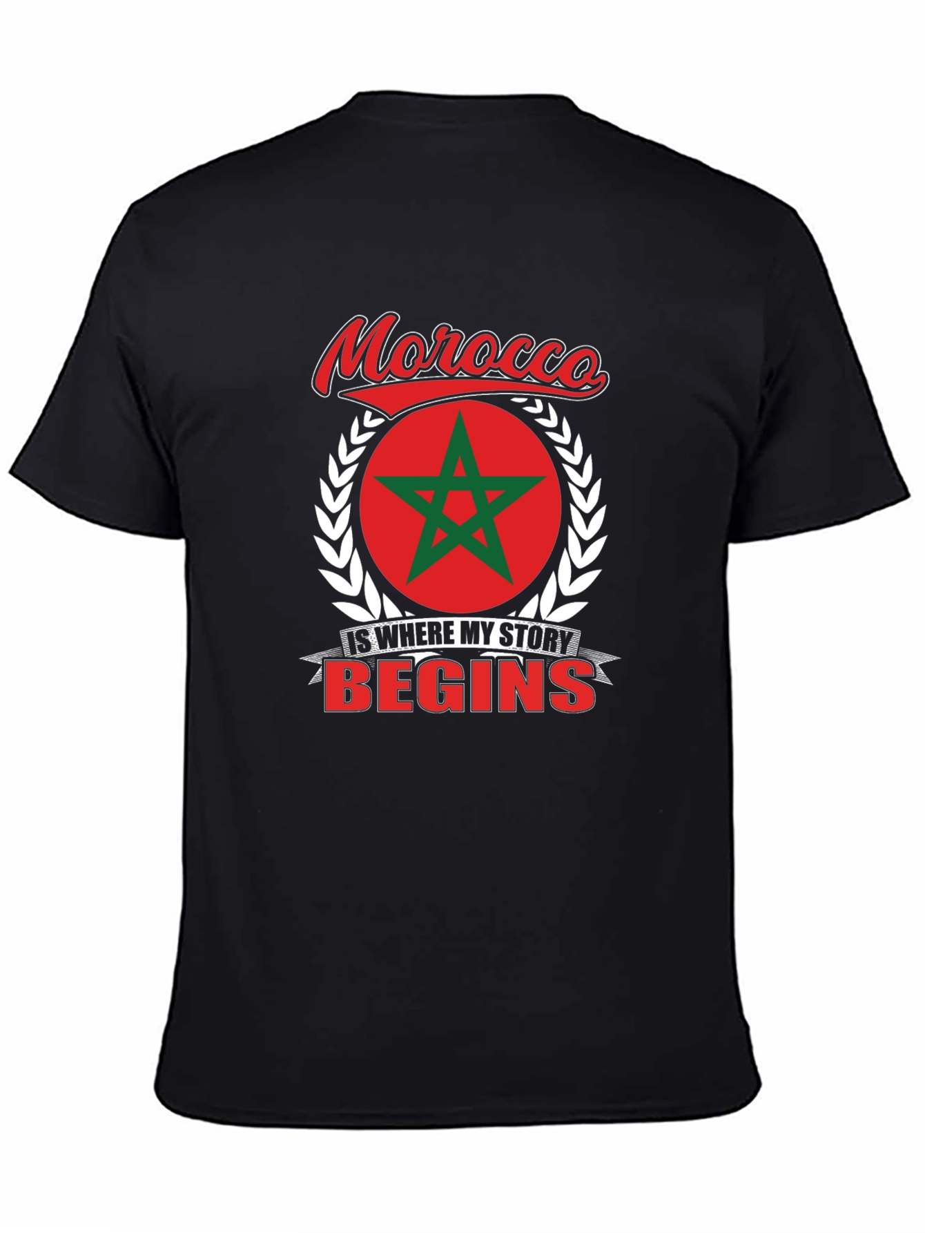 Morocco Pride T-Shirt - Where My Story Begins