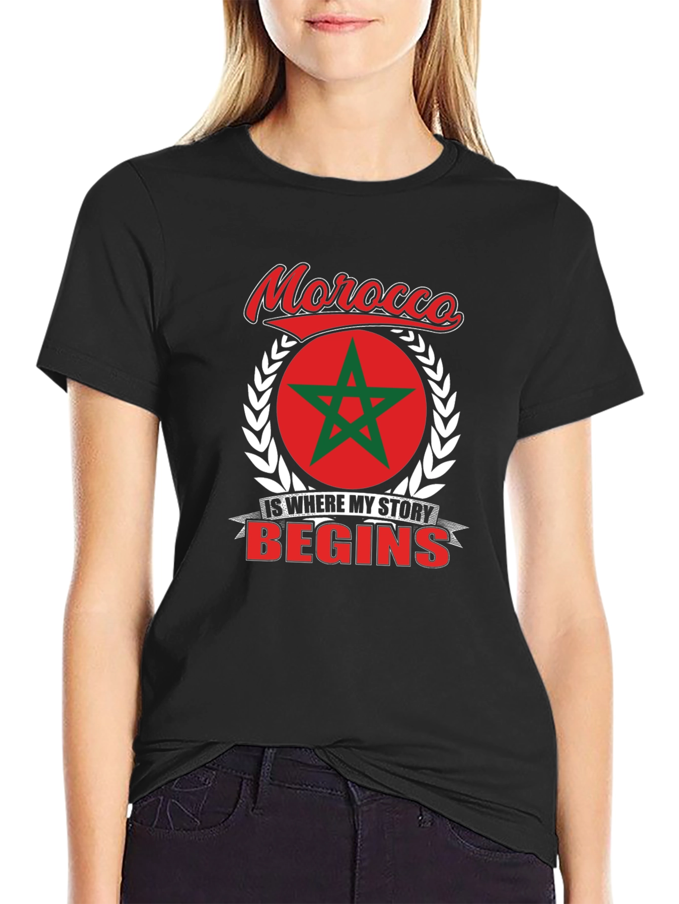 Morocco Pride T-Shirt - Where My Story Begins