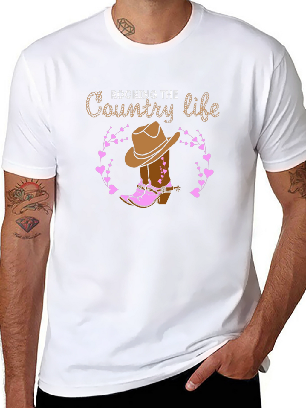 Rocking The Country Life Graphic Tee