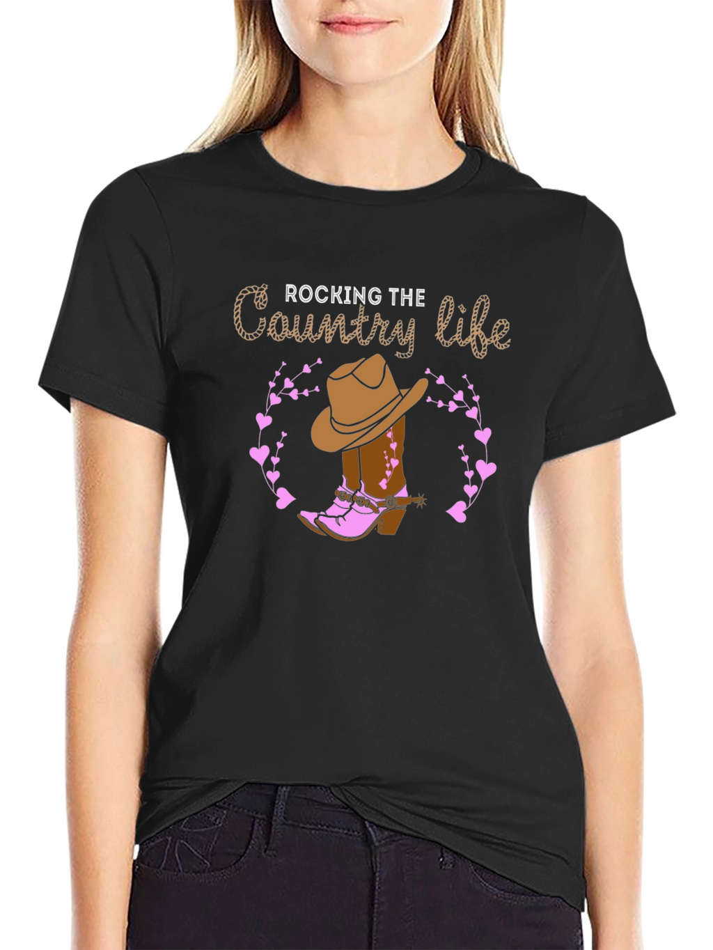 Rocking The Country Life Graphic Tee