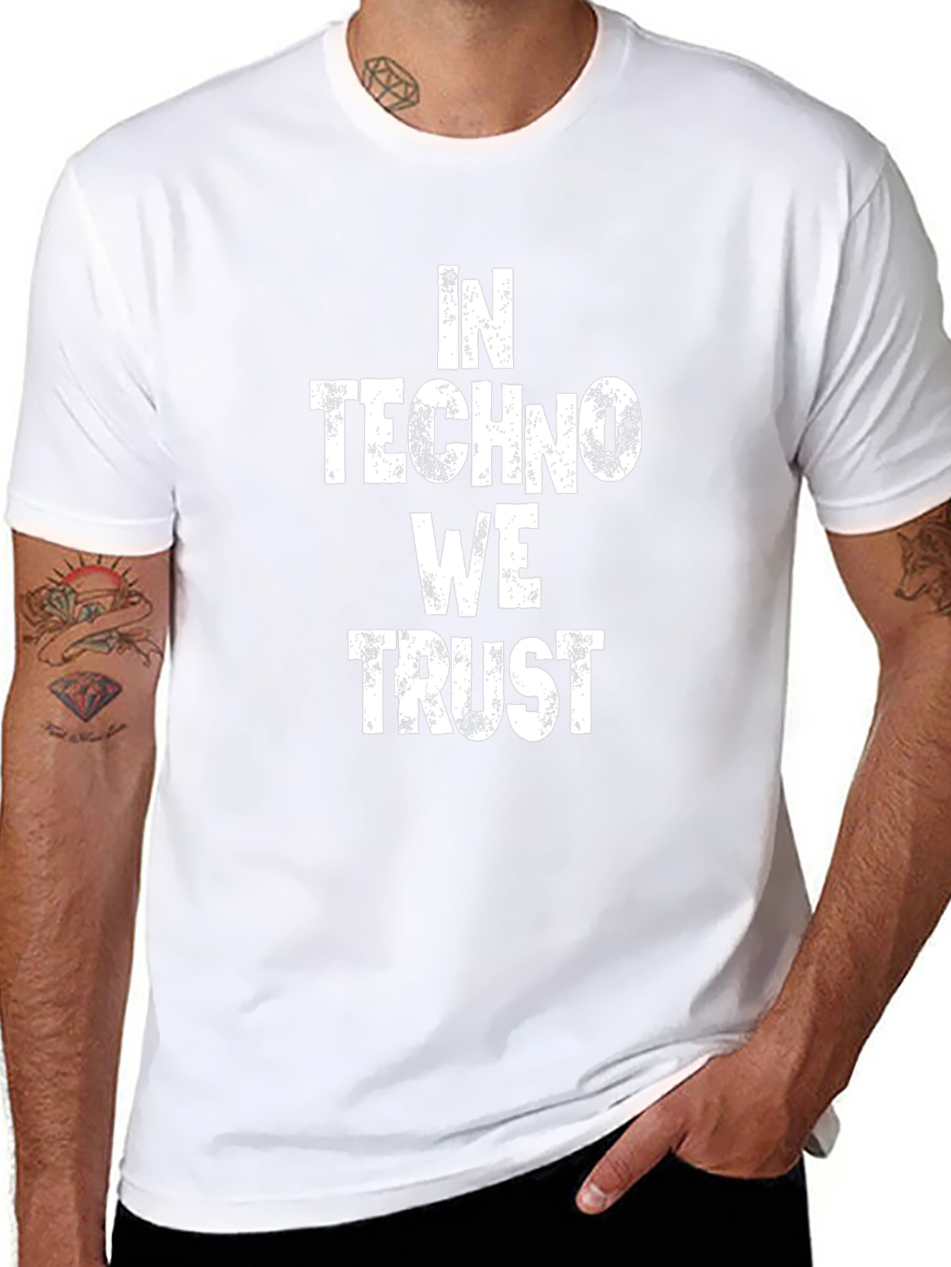 In Techno We Trust Graphic Tee