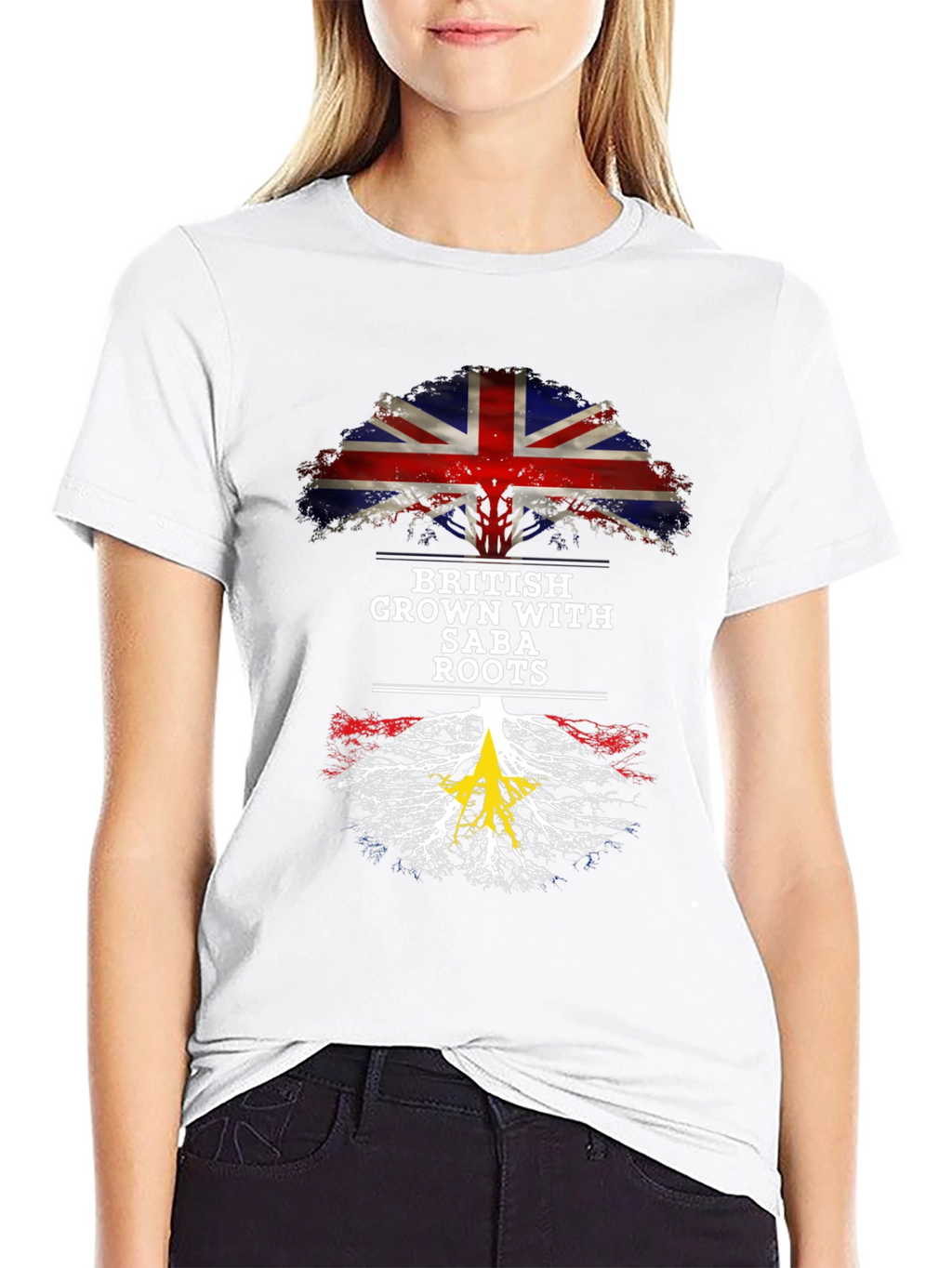 British Grown with Saba Roots T-Shirt