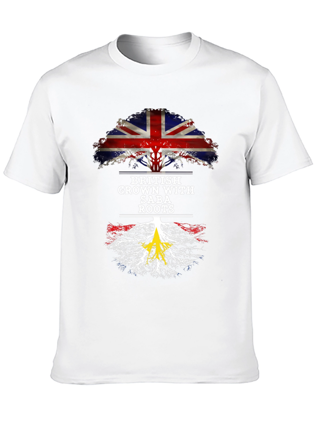 British Grown with Saba Roots T-Shirt