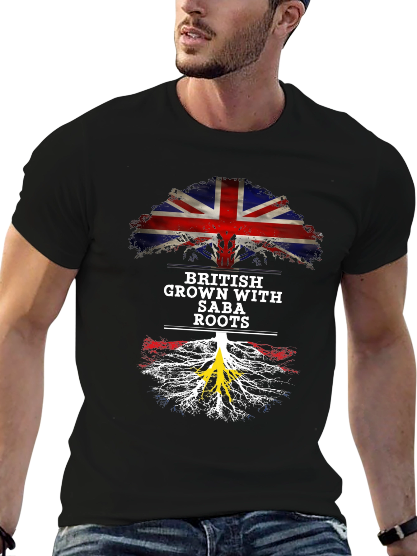 British Grown with Saba Roots T-Shirt