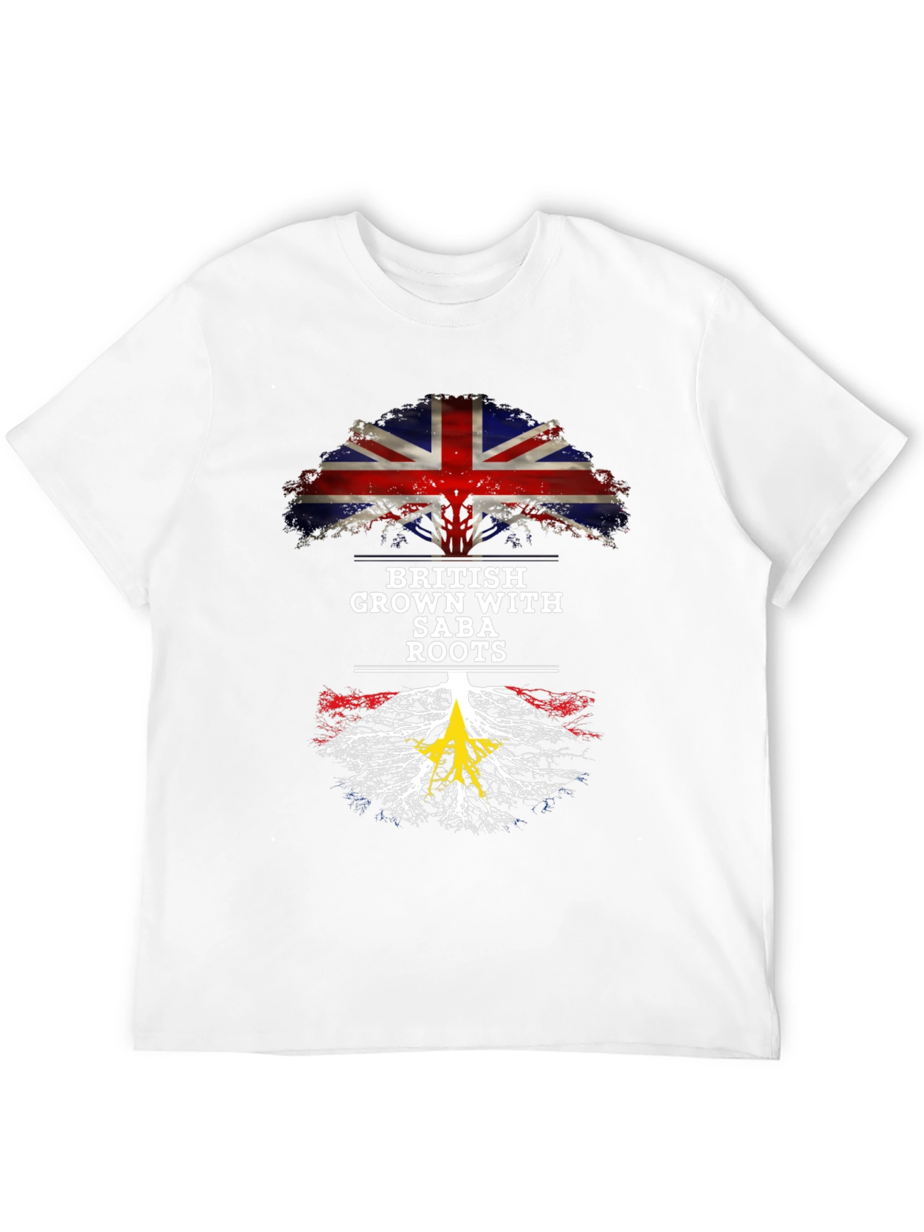 British Grown with Saba Roots T-Shirt