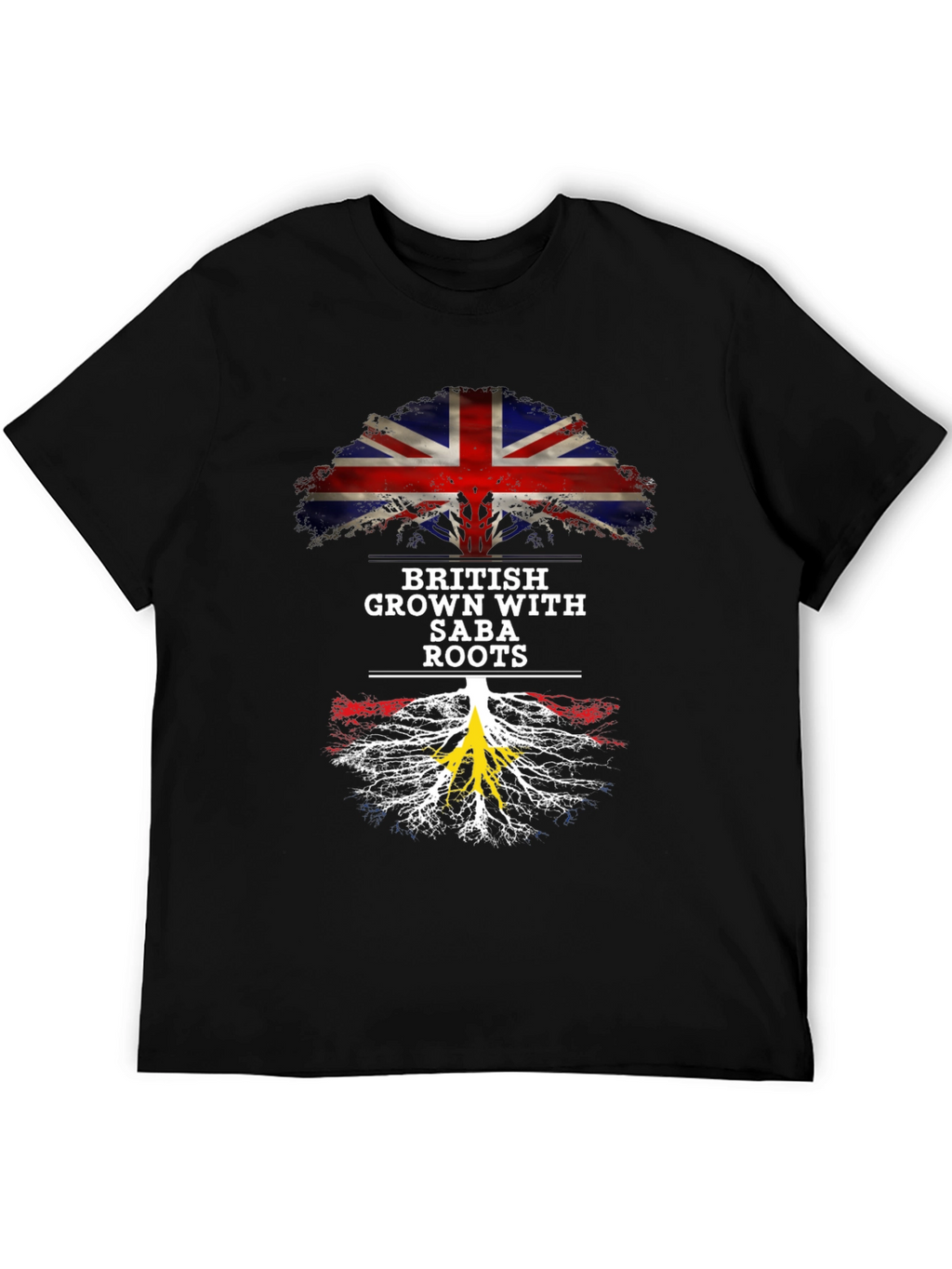 British Grown with Saba Roots T-Shirt